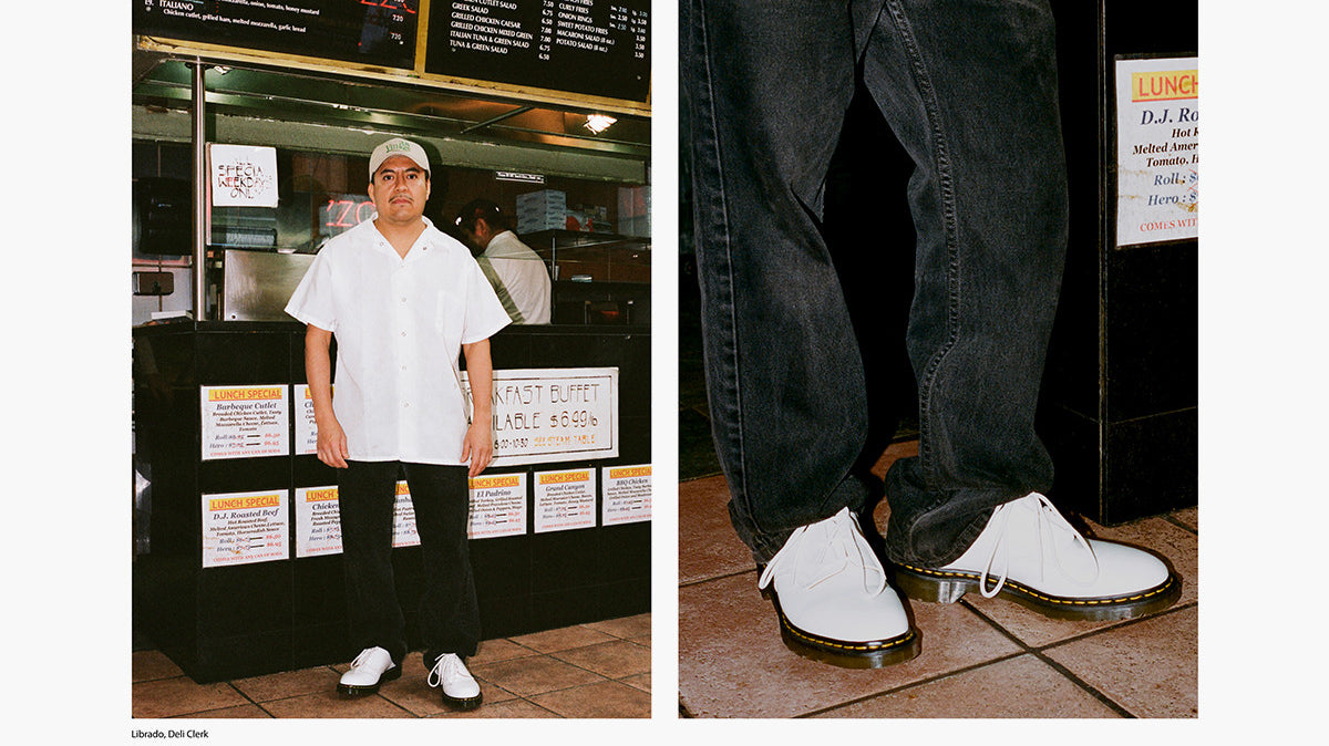 Preview | A Workwear-Inspired Collaboration from Dr. Martens X Engineered Garments
