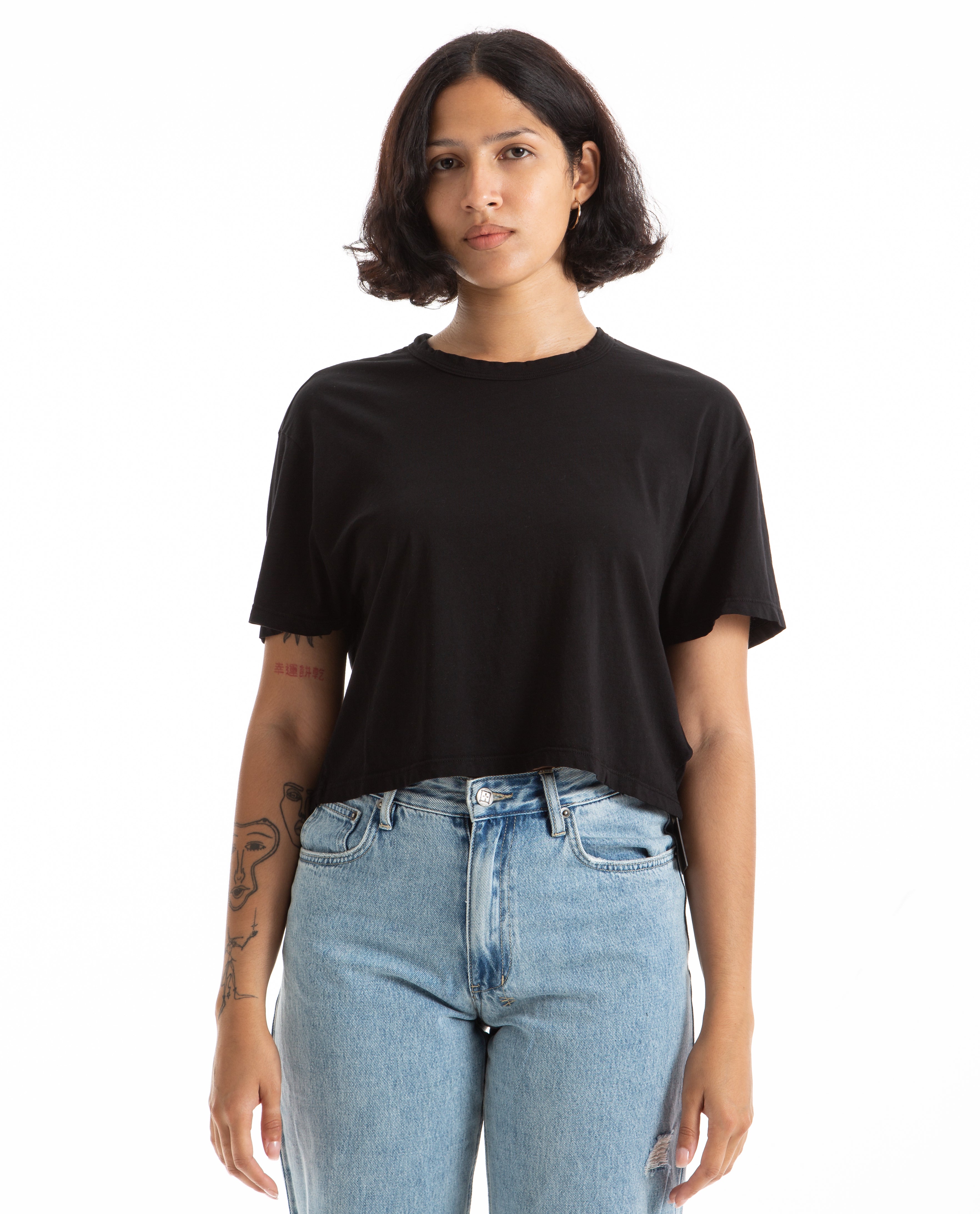 Crop Tee Women Tees + Tanks LES TIEN