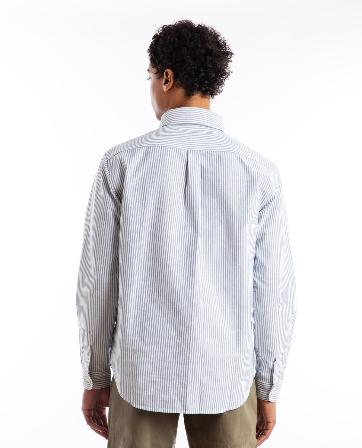 Beefy Cotton Striped Oxford Navy Men Shirts KNICKERBOCKER