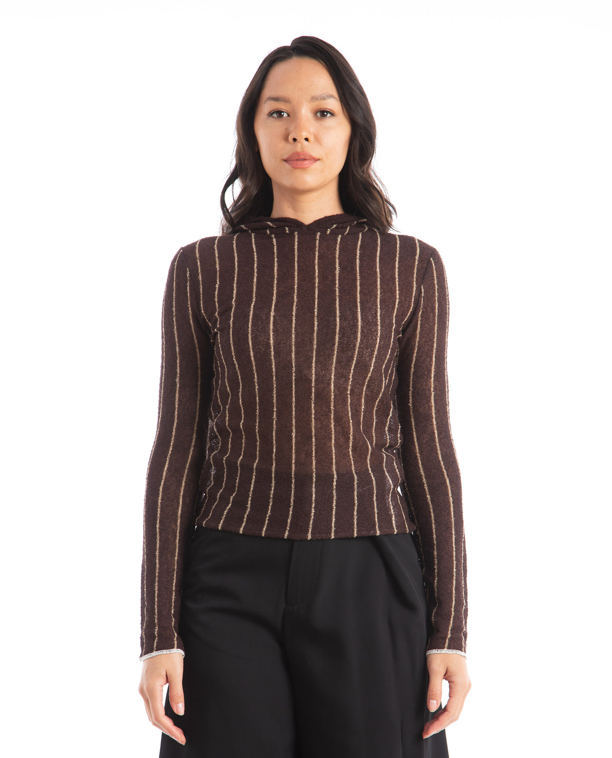 Hooded Pullover Sweater Women Sweaters + Sweatshirts MM6 MAISON MARGIELA