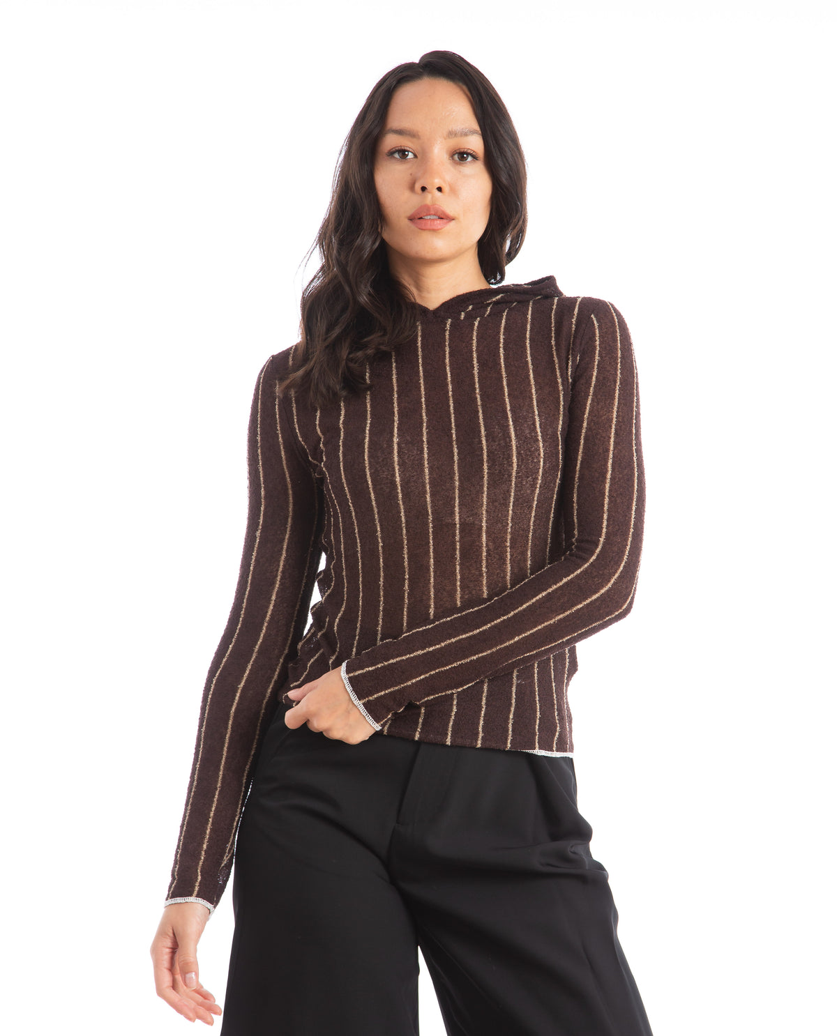 Hooded Pullover Sweater Women Sweaters + Sweatshirts MM6 MAISON MARGIELA