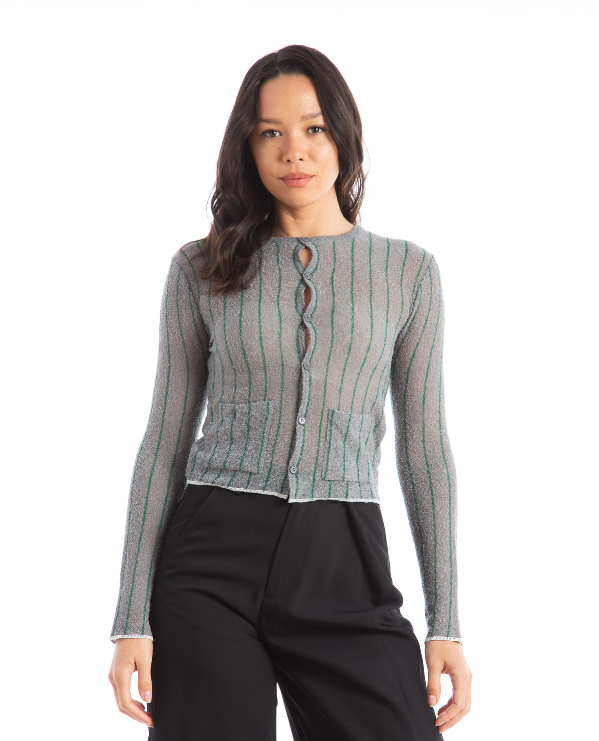 Patch Pocket Cardigan Women Sweaters + Sweatshirts MM6