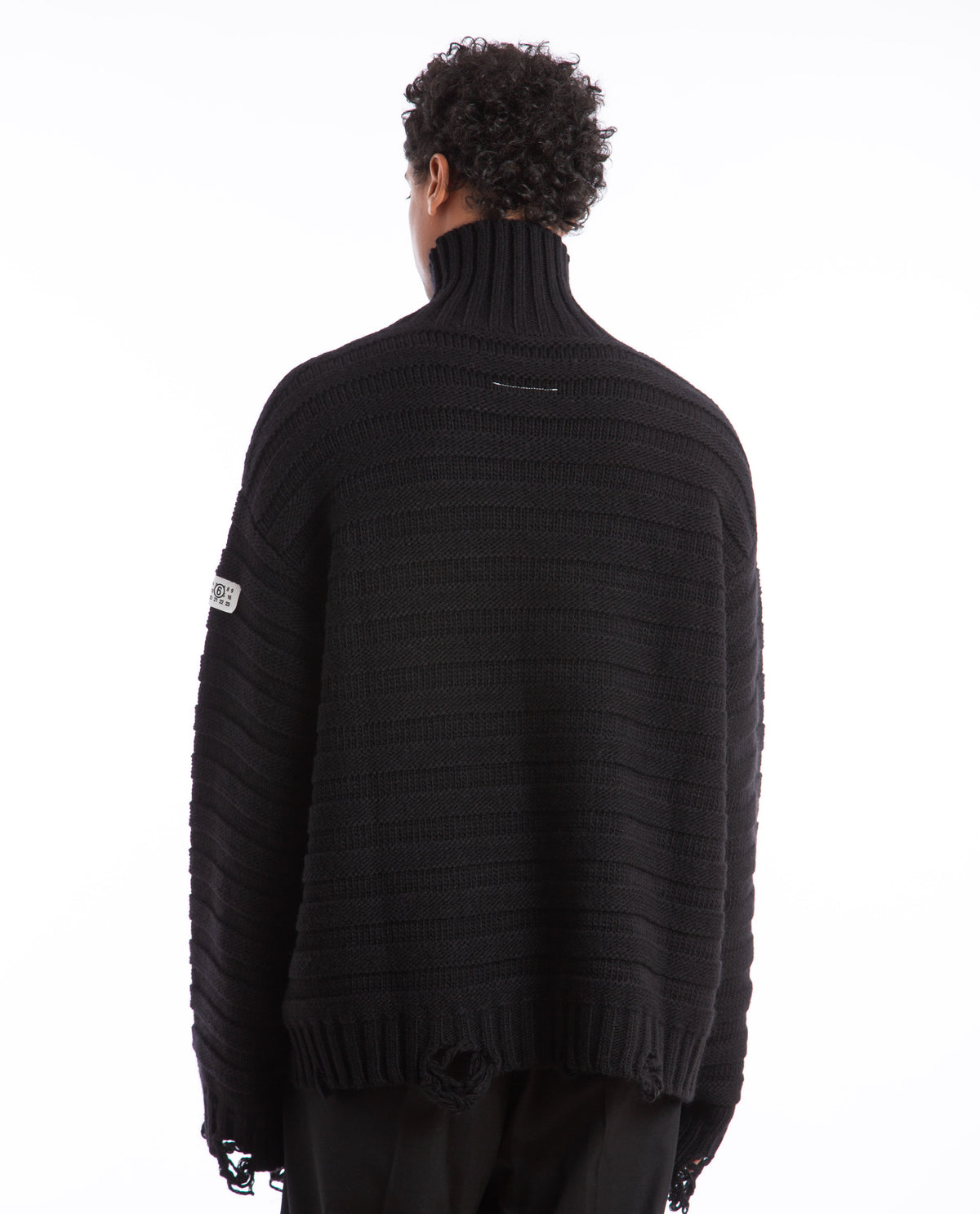 Wool Turtleneck Men Sweaters + Sweatshirts MM6