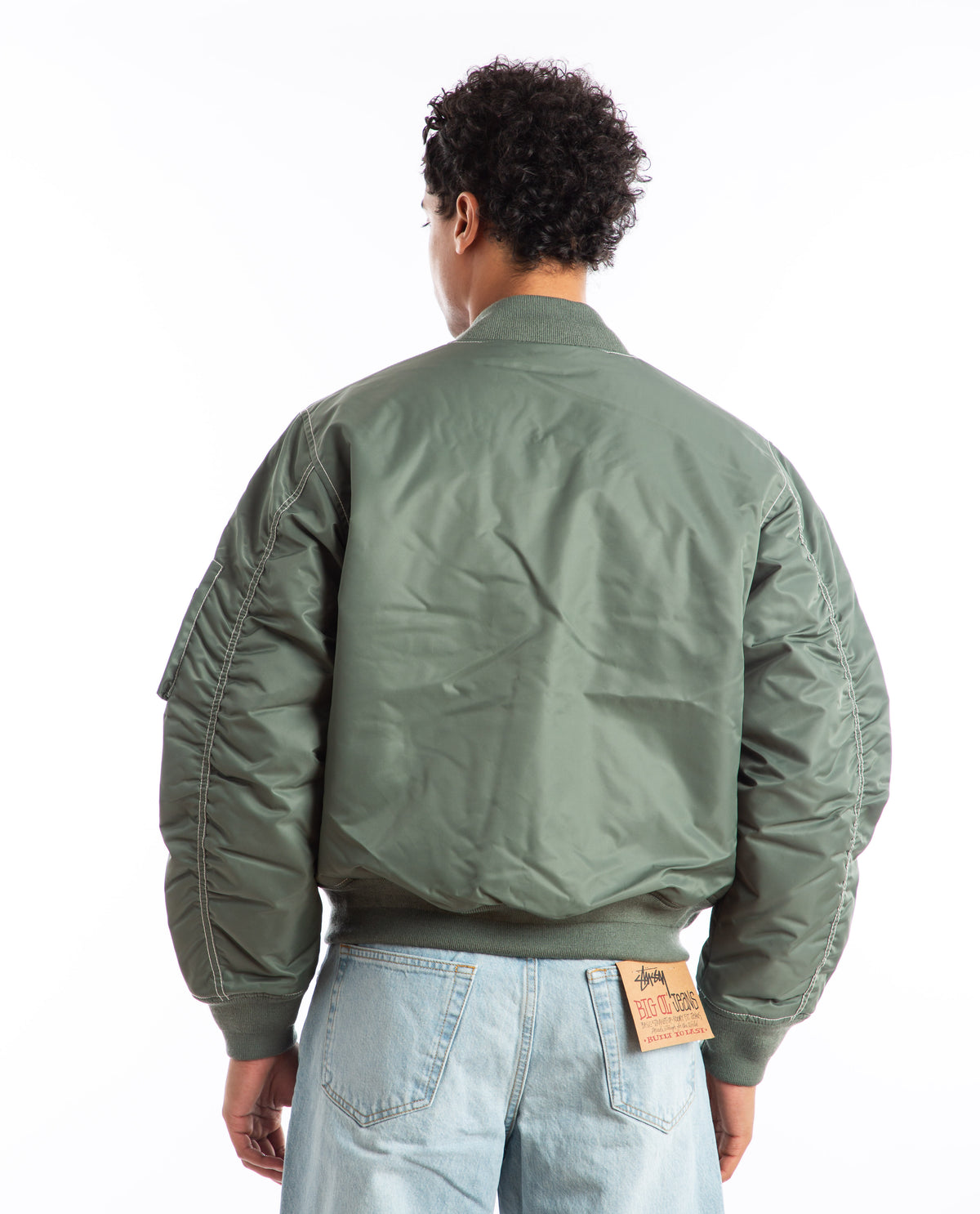 Built Reversible Bomber Jacket Green Men Coats + Jackets STUSSY