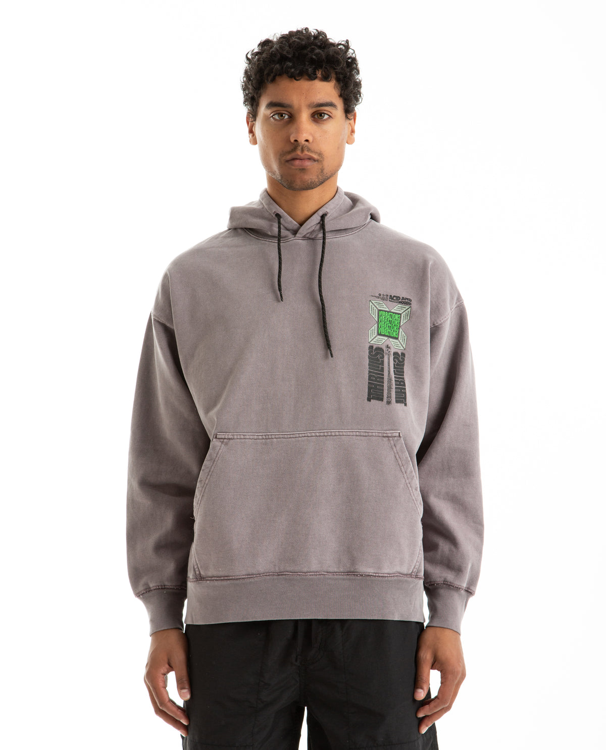 Vibrations Slouch Hood Men Sweaters + Sweatshirts THRILLS