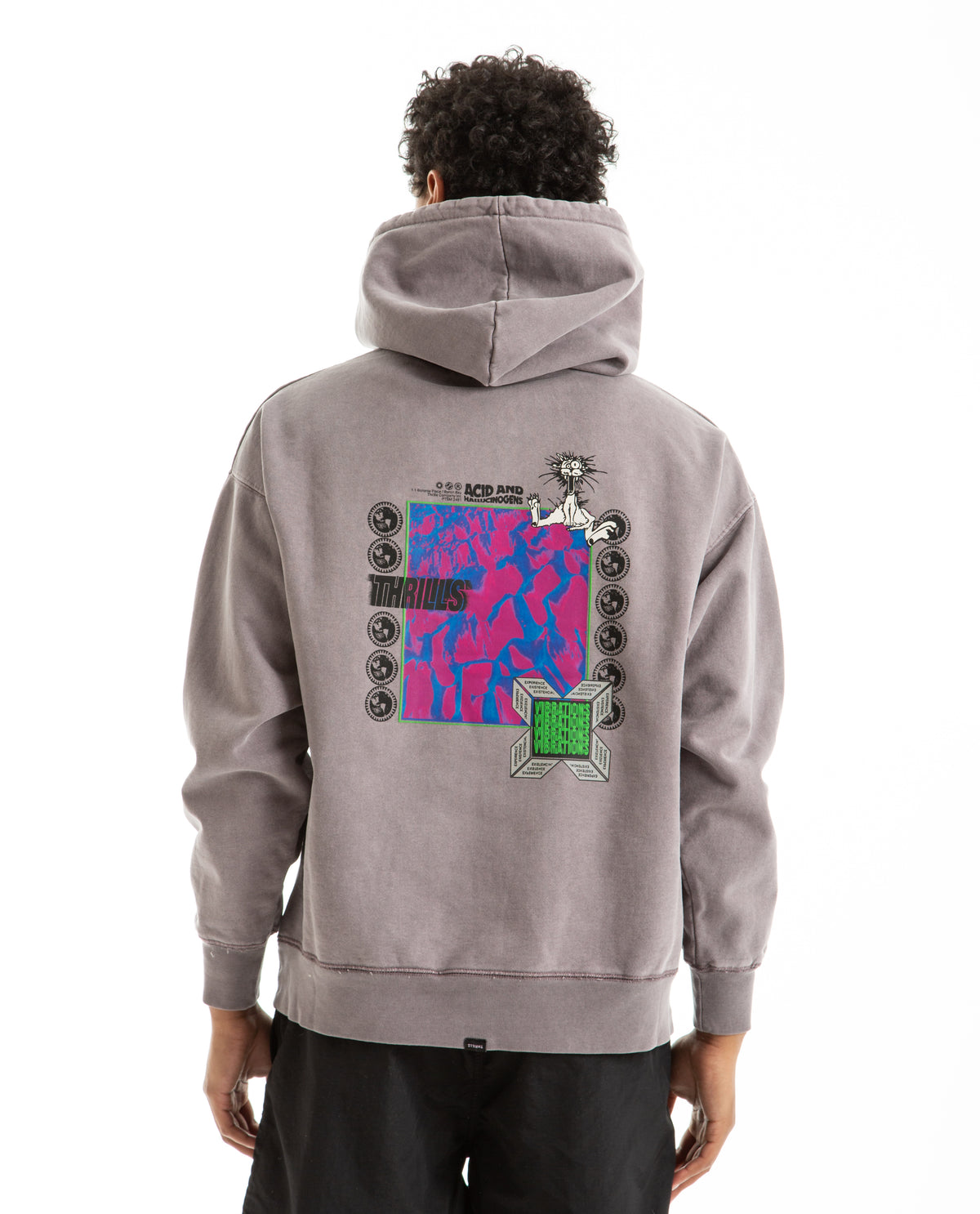 Vibrations Slouch Hood Men Sweaters + Sweatshirts THRILLS