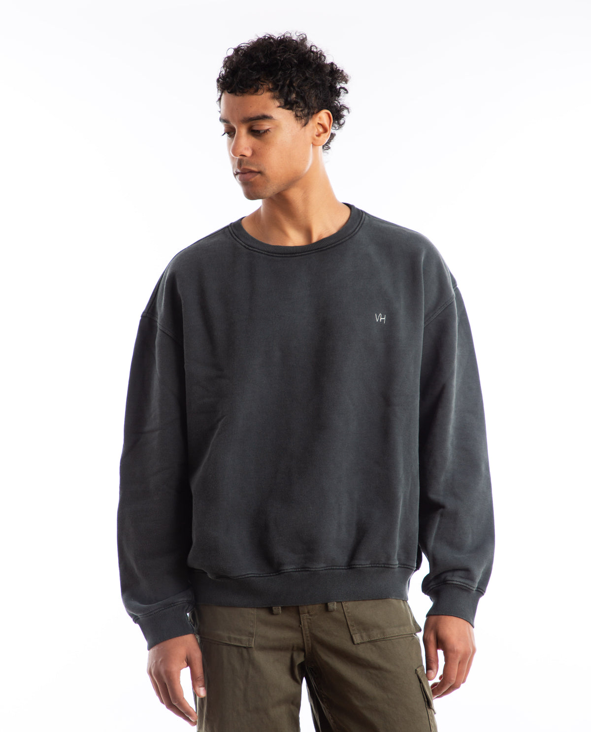 Oversized Crew Sweatshirt Men Sweaters + Sweatshirts VINTAGE HEAVY