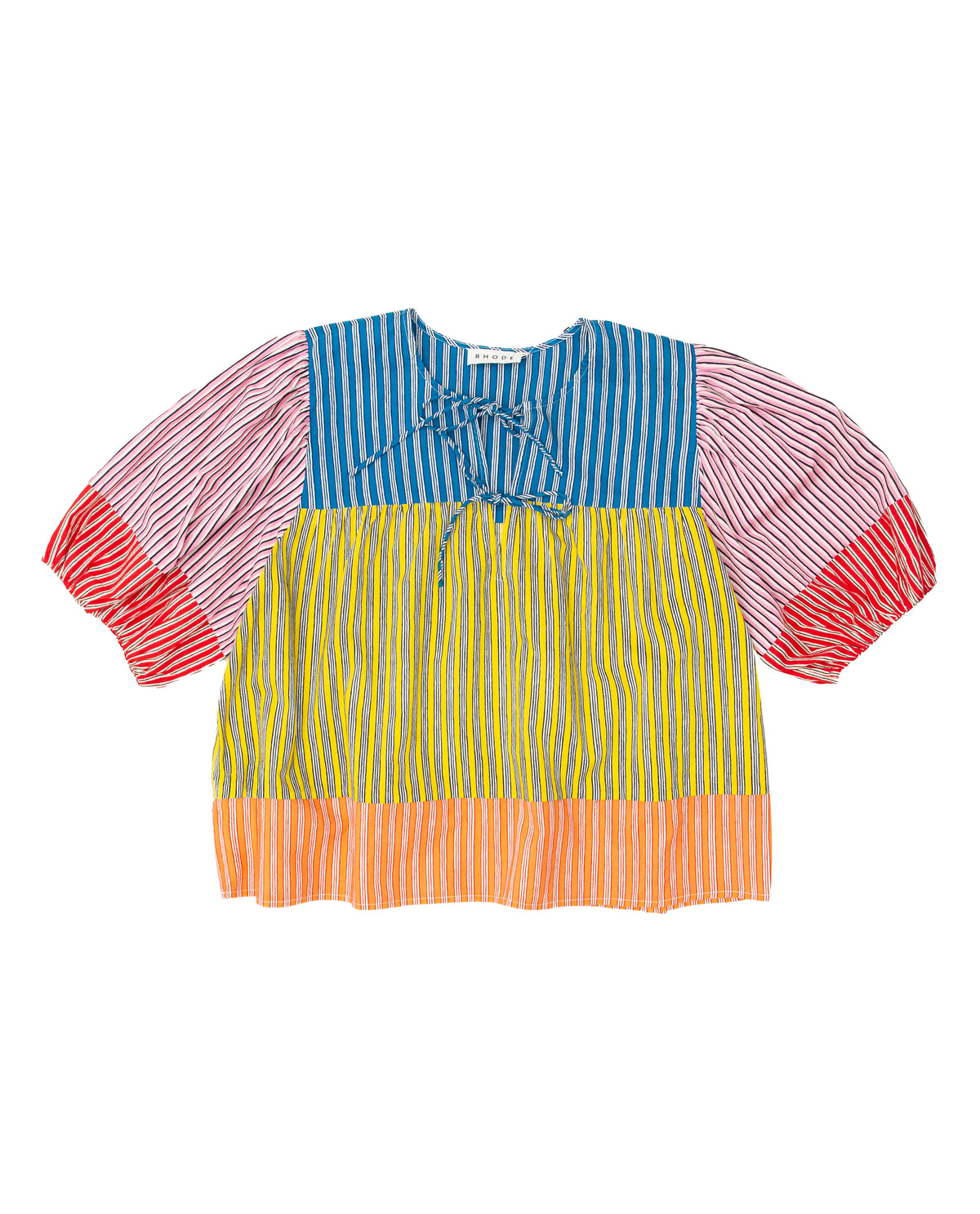 Javier Top - Patchwork Blouses RHODE