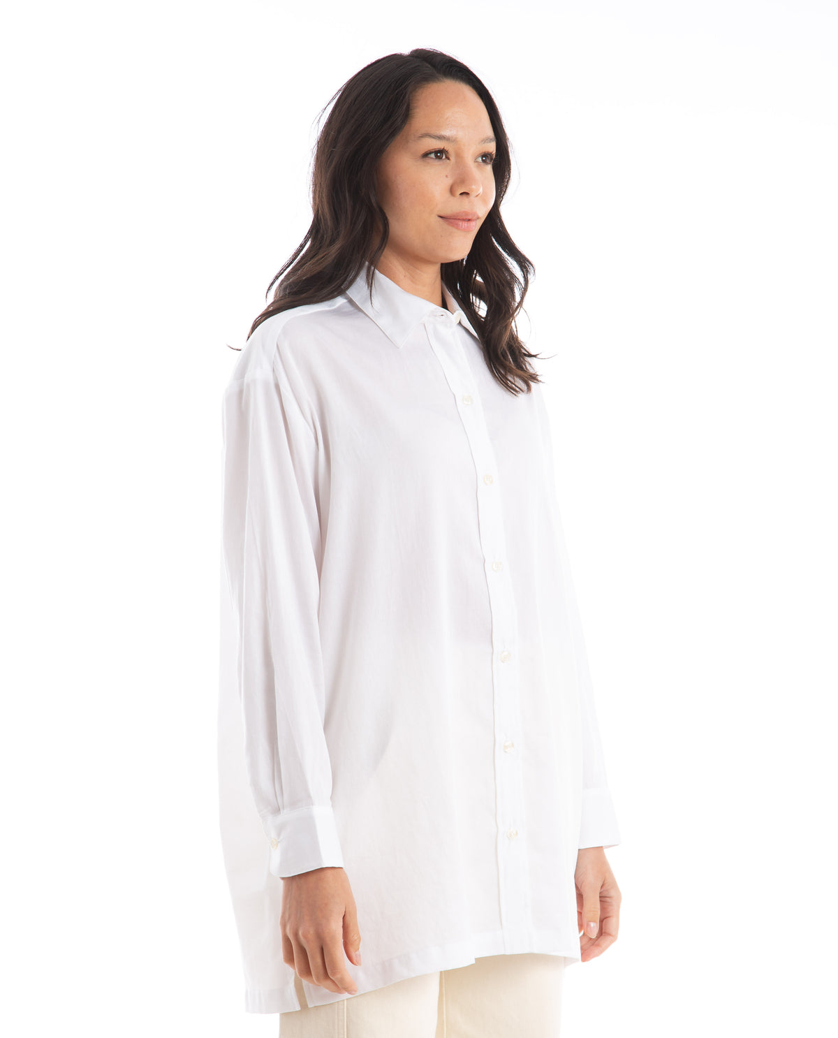 Yoko Oversized Button Down Blouses LESET