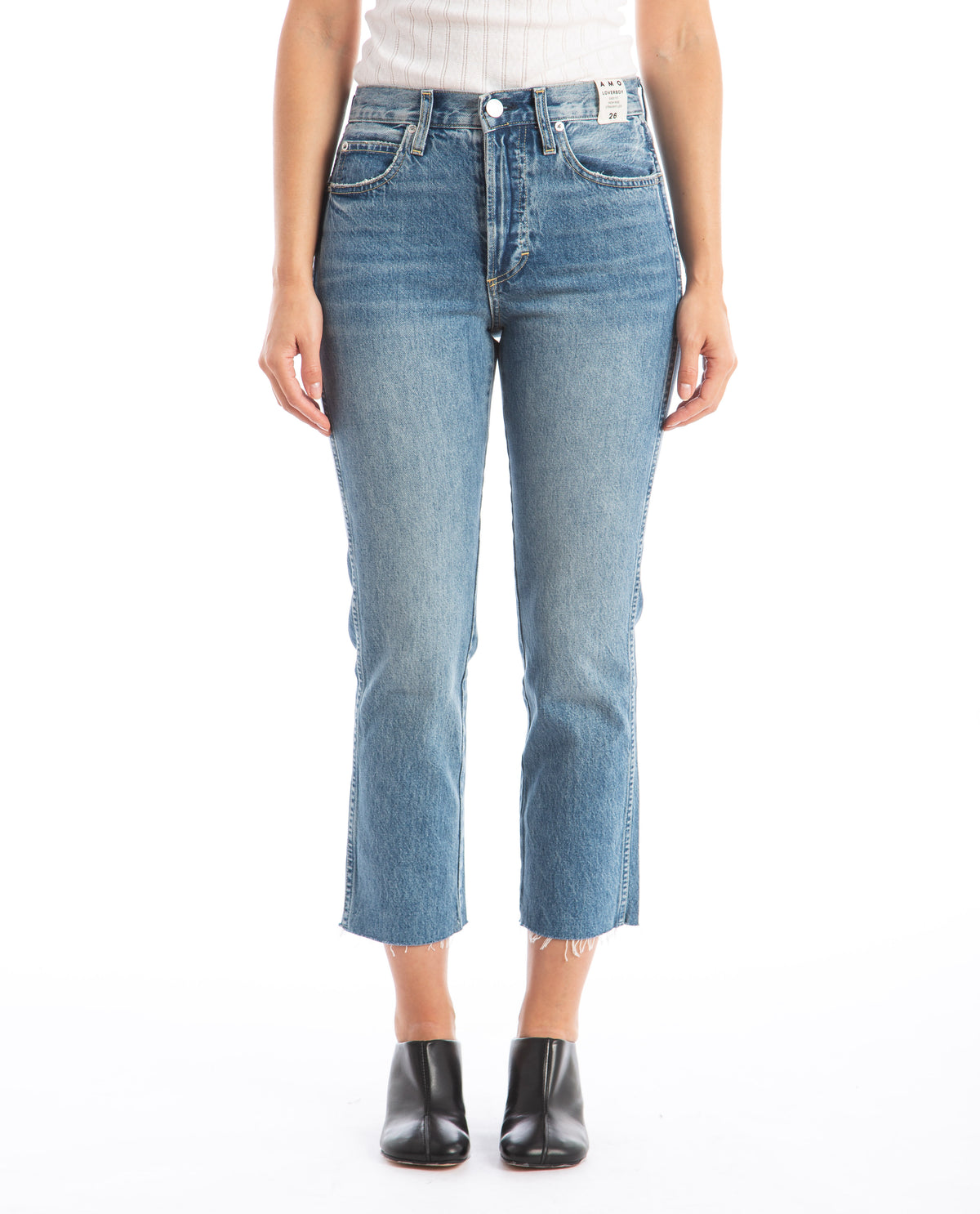 Loverboy Cropped Jeans Women Straight AMO