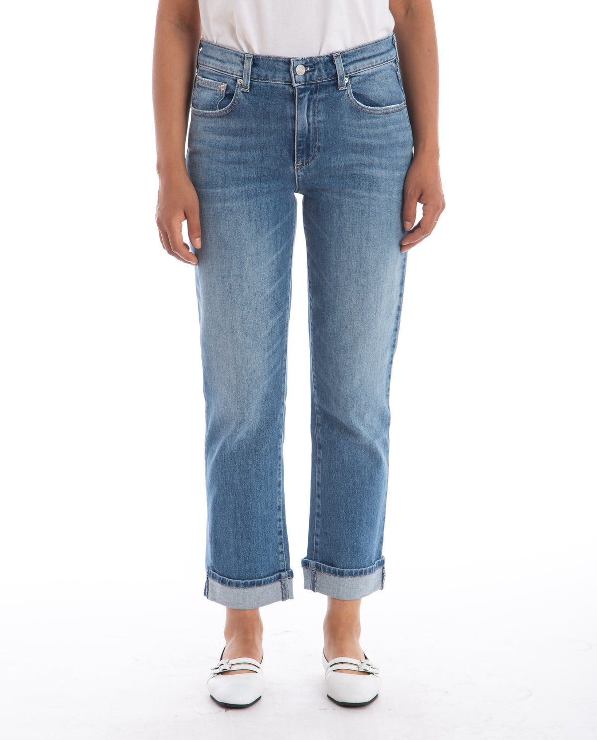 Easy Slim Jean Women Straight LE JEAN