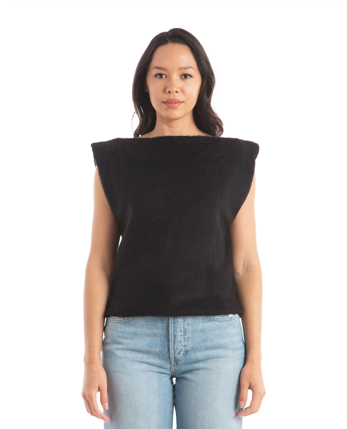 Sleeveless Boxy Top Women Tees + Tanks MM6