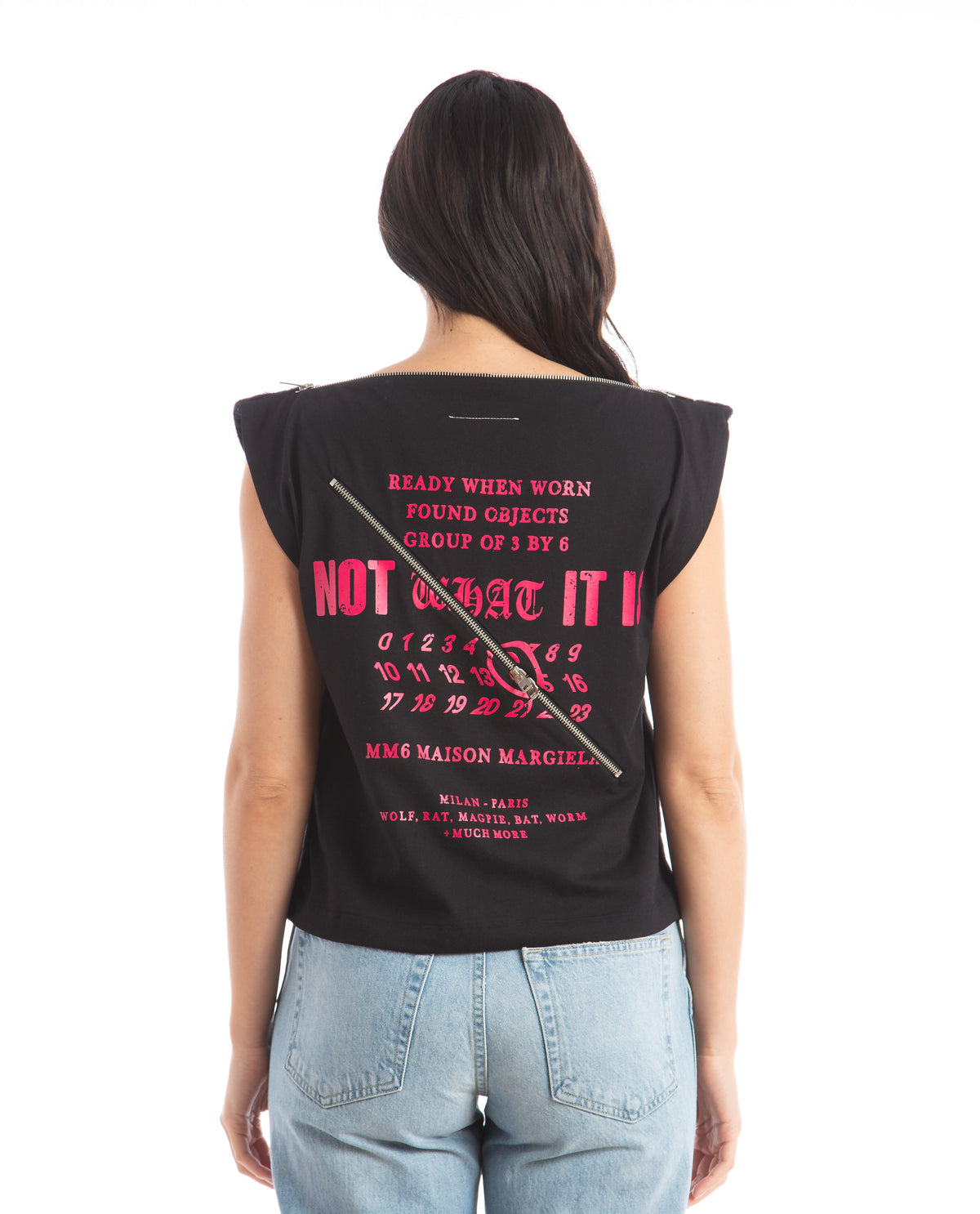 Sleeveless Boxy Top Women Tees + Tanks MM6