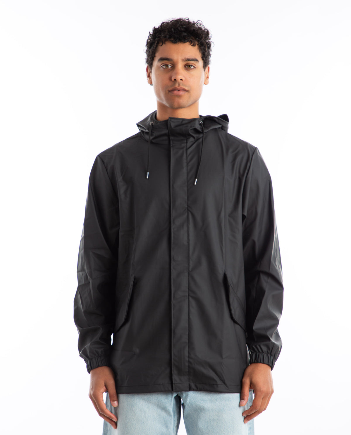 Fishtail Jacket Black Men Coats + Jackets RAINS