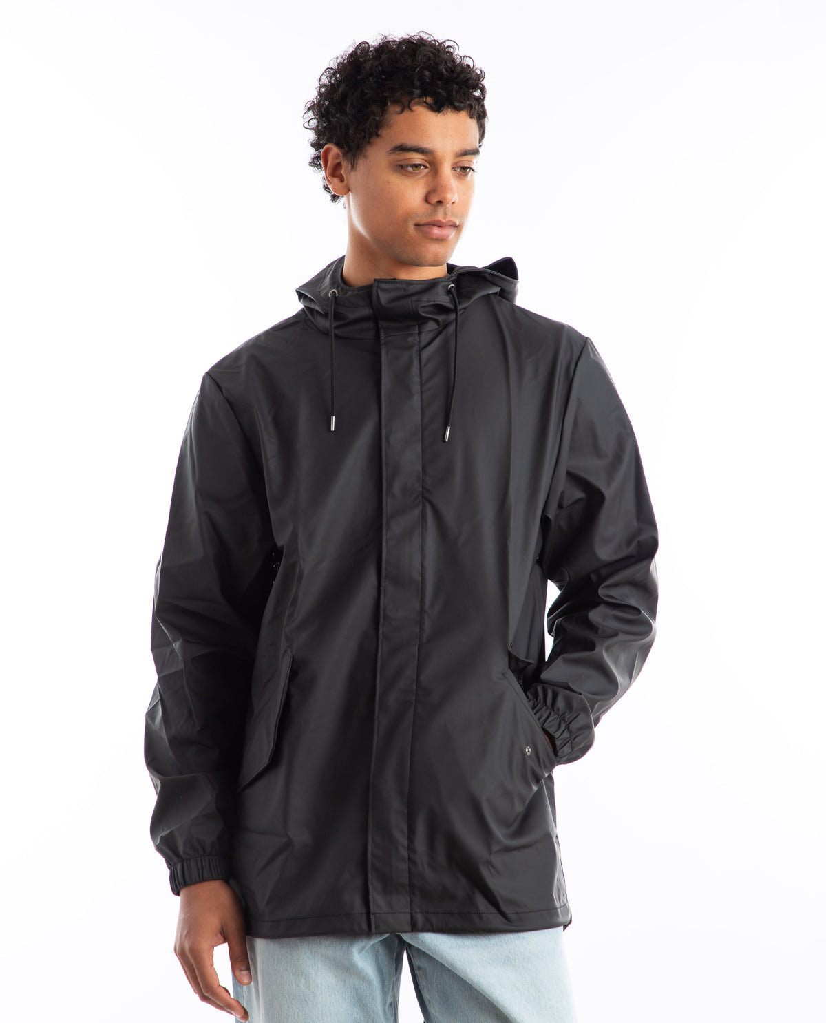 Fishtail Jacket Black Men Coats + Jackets RAINS