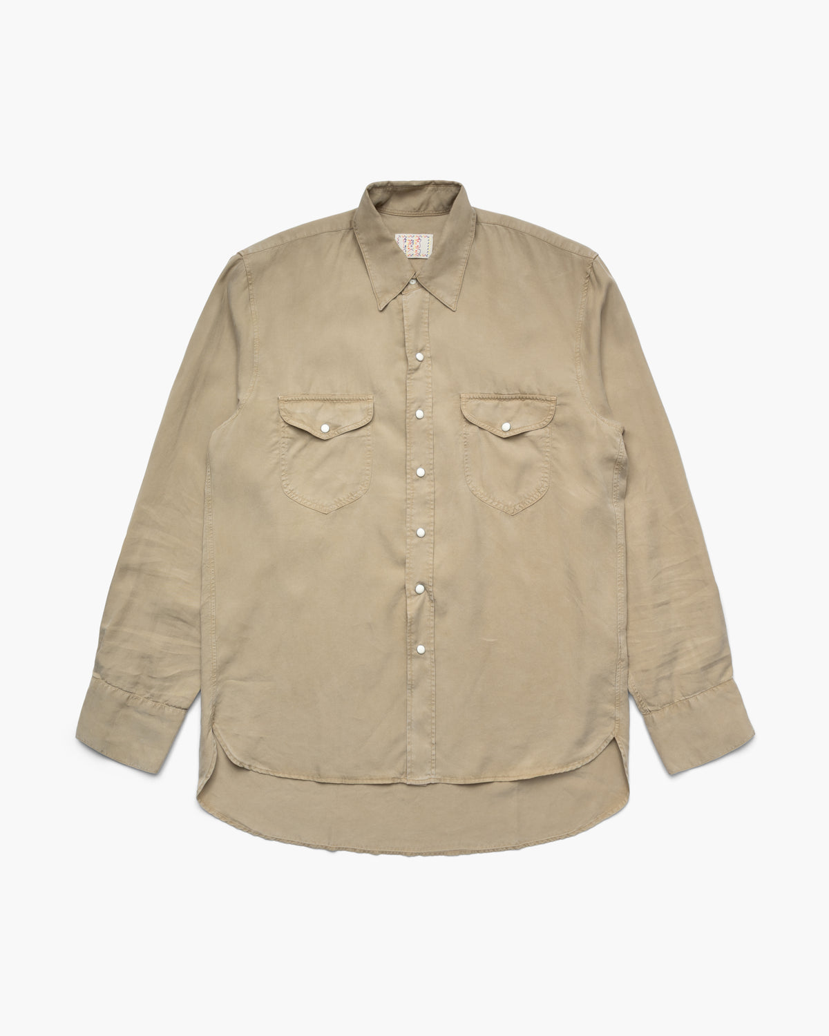 Tencel Gabardine Pearlsnap Shirt Men Shirts WYTHE