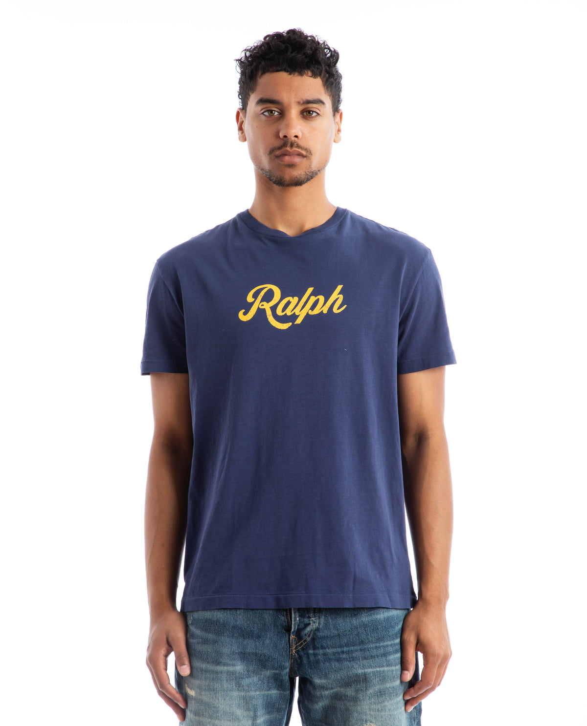 Ralph Logo Tee Cobalt Men Tees + Tanks POLO RALPH LAUREN