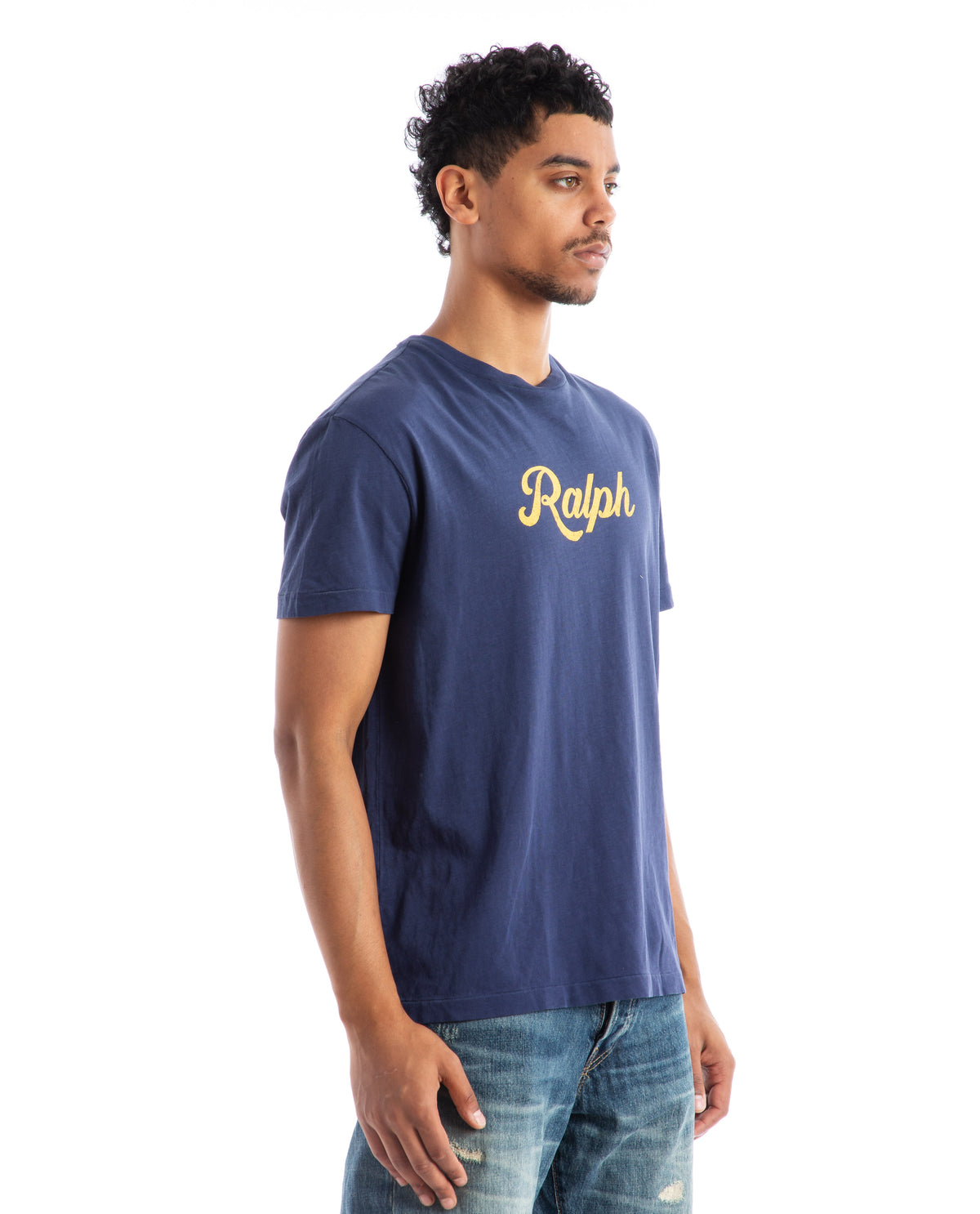 Ralph Logo Tee Cobalt Men Tees + Tanks POLO RALPH LAUREN