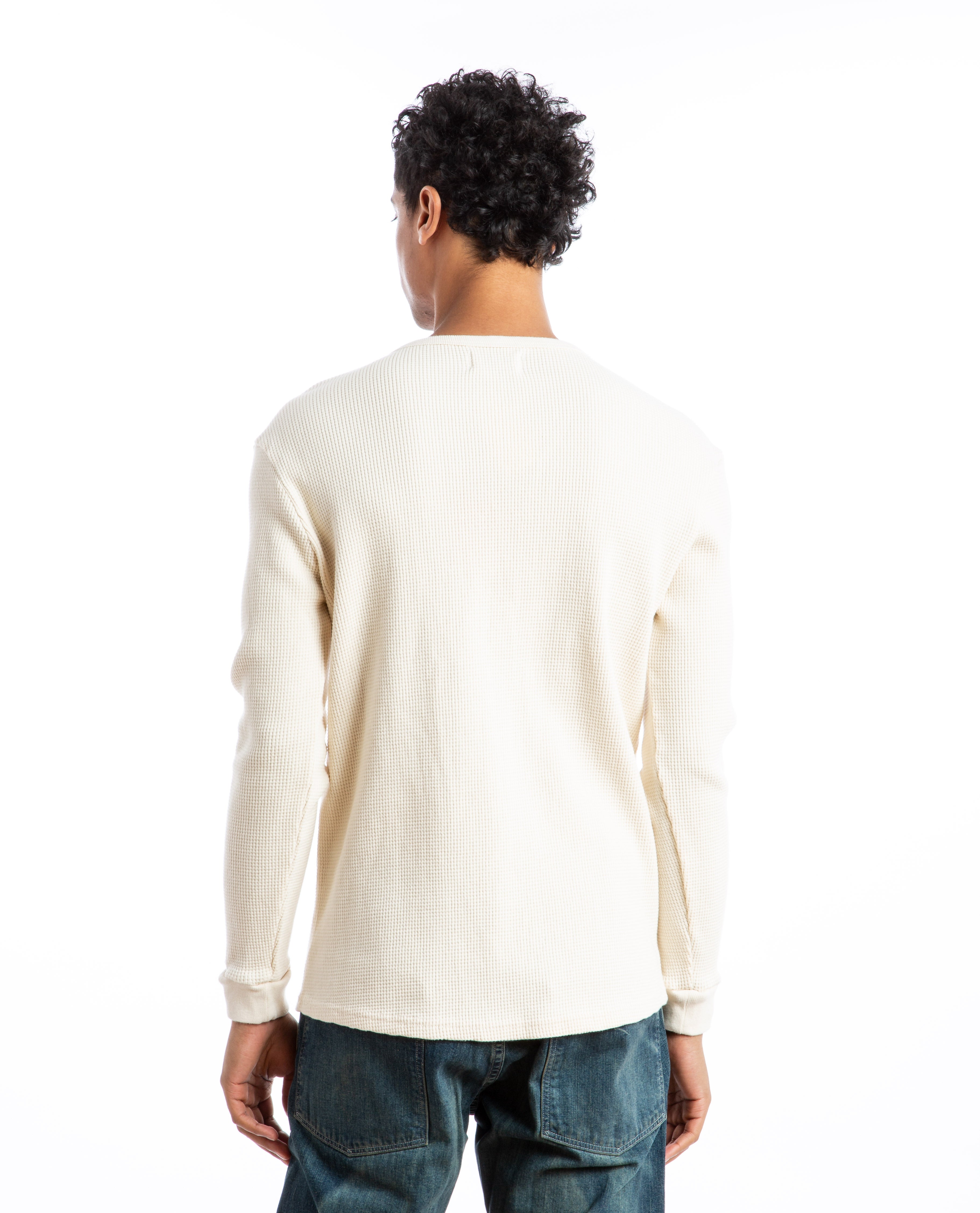 Waffle Knit Thermal Men Tees + Tanks MONADIC