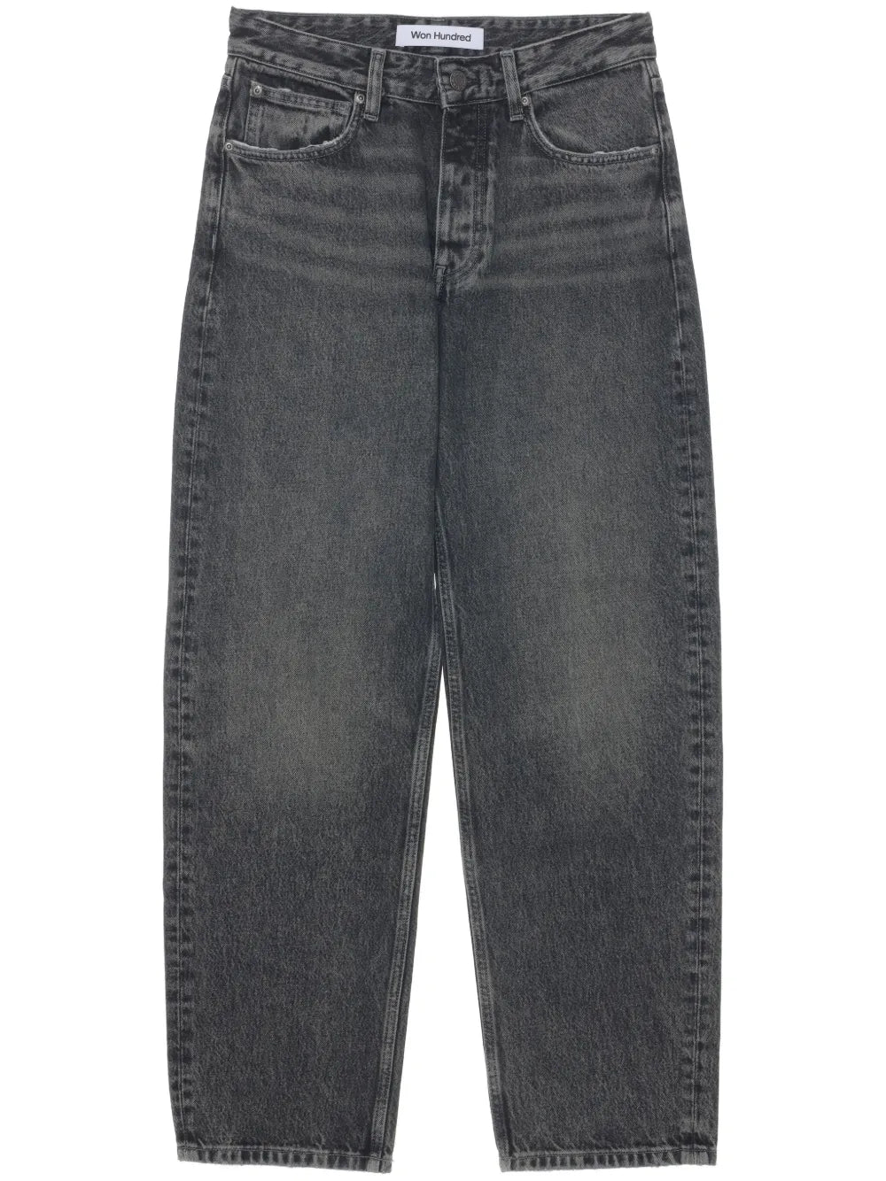 Black jeans on a white background