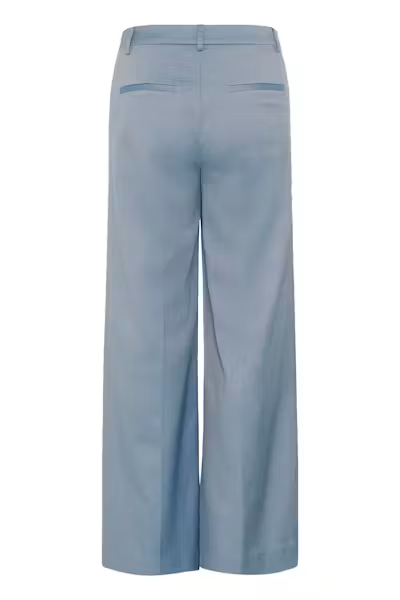 Light blue pants on a white background