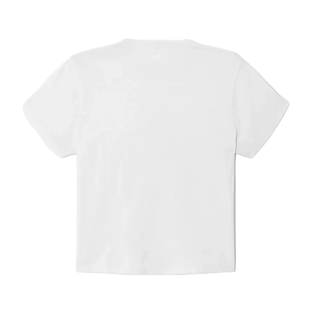 White t-shirt on a white background
