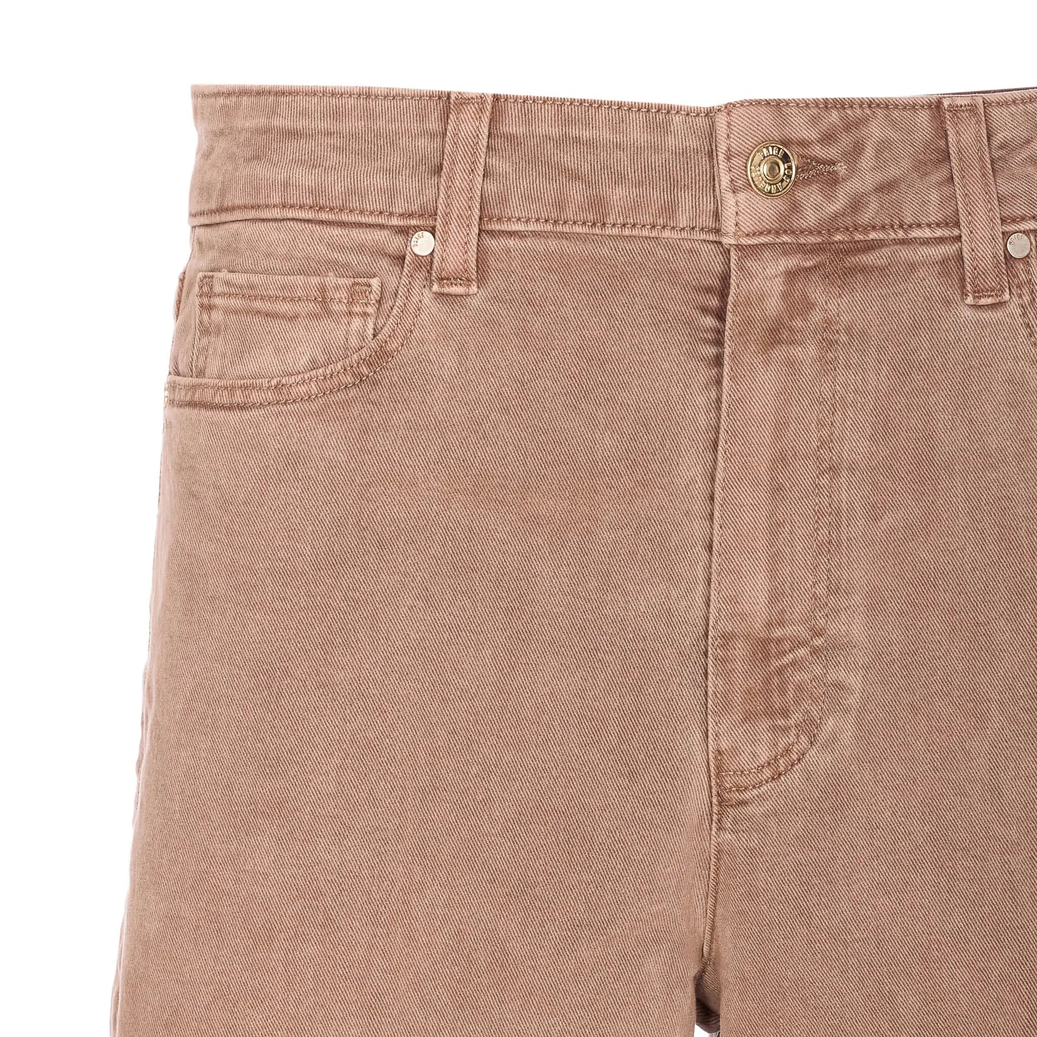 Brown pants on a white background