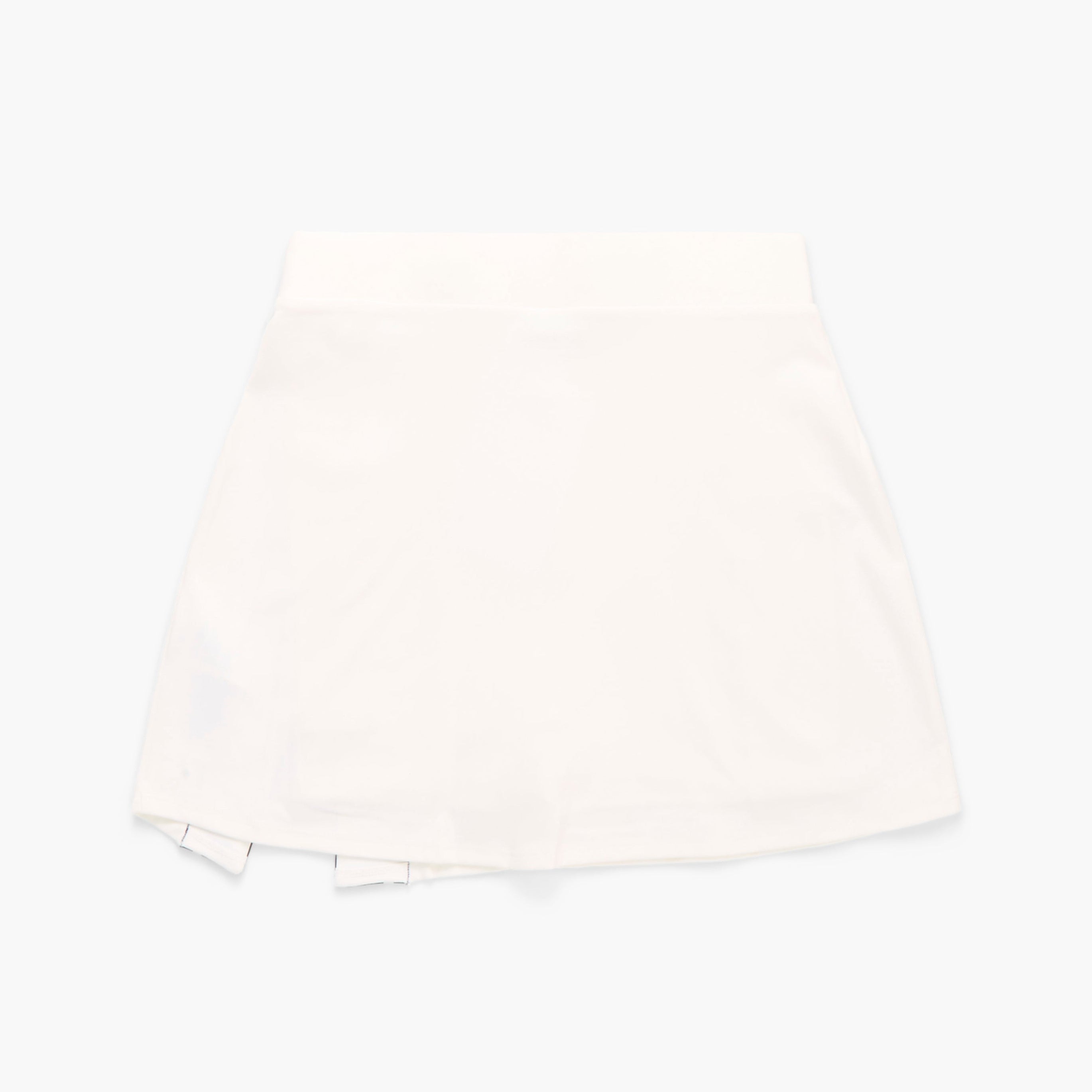 White skirt on a white background