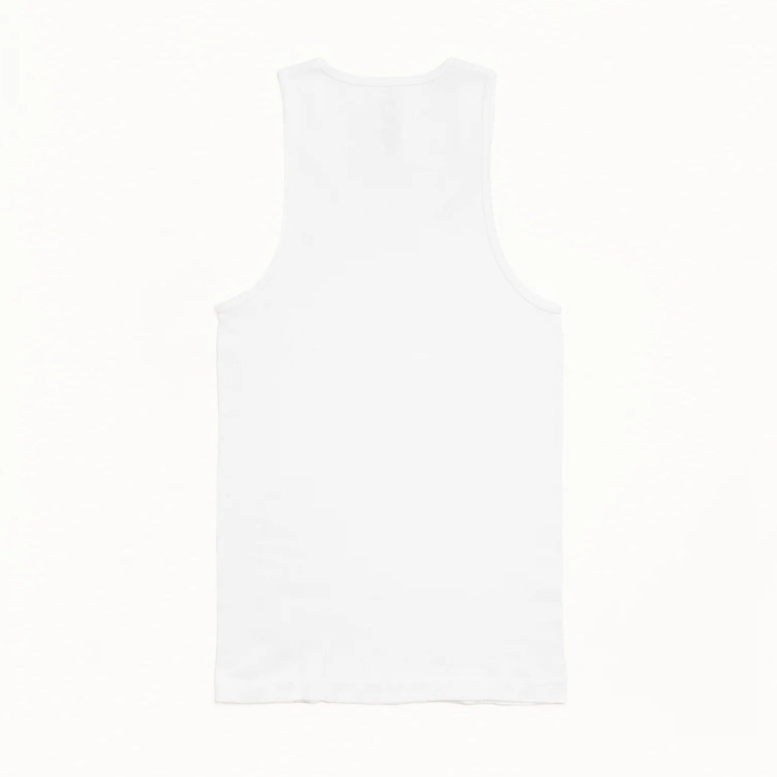 White tank top on a white background