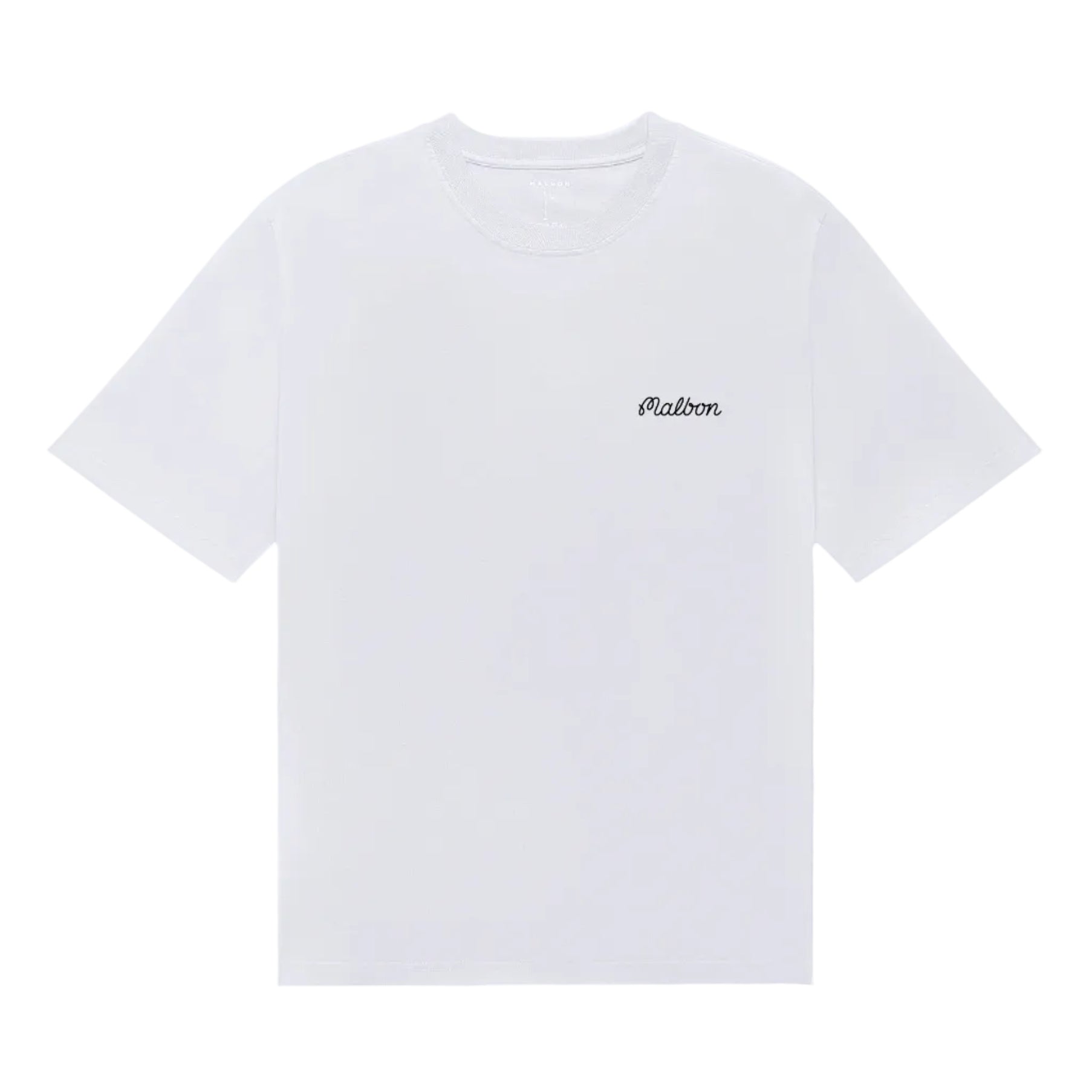 White t-shirt on a white background