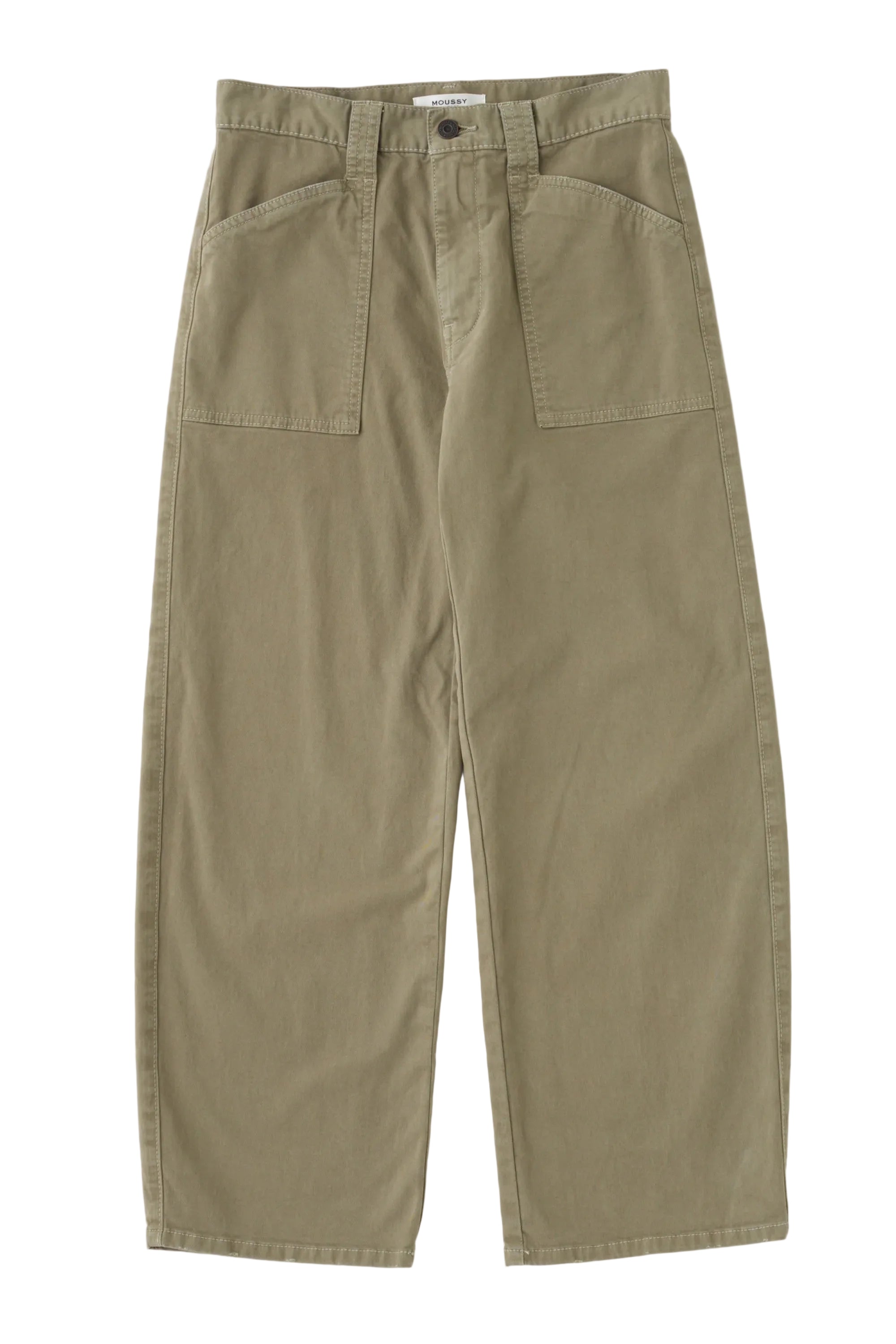 Khaki pants on a white background