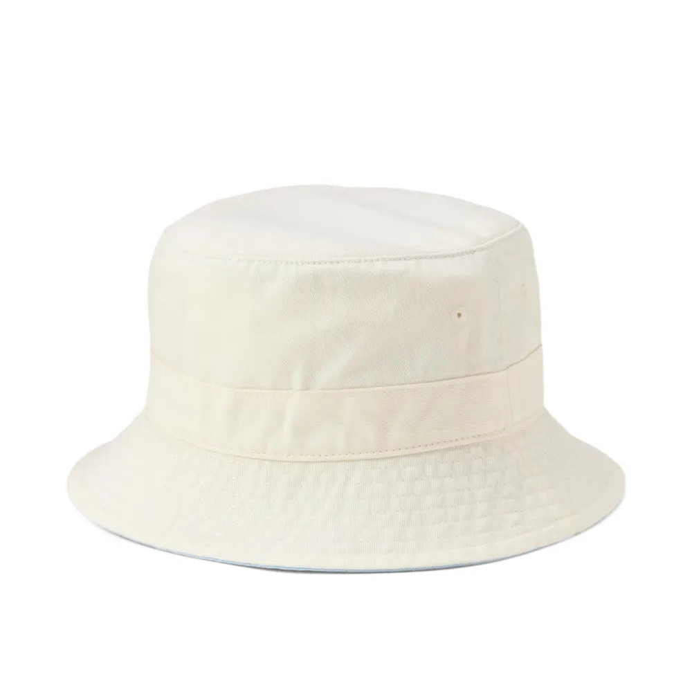 White bucket hat on a white background