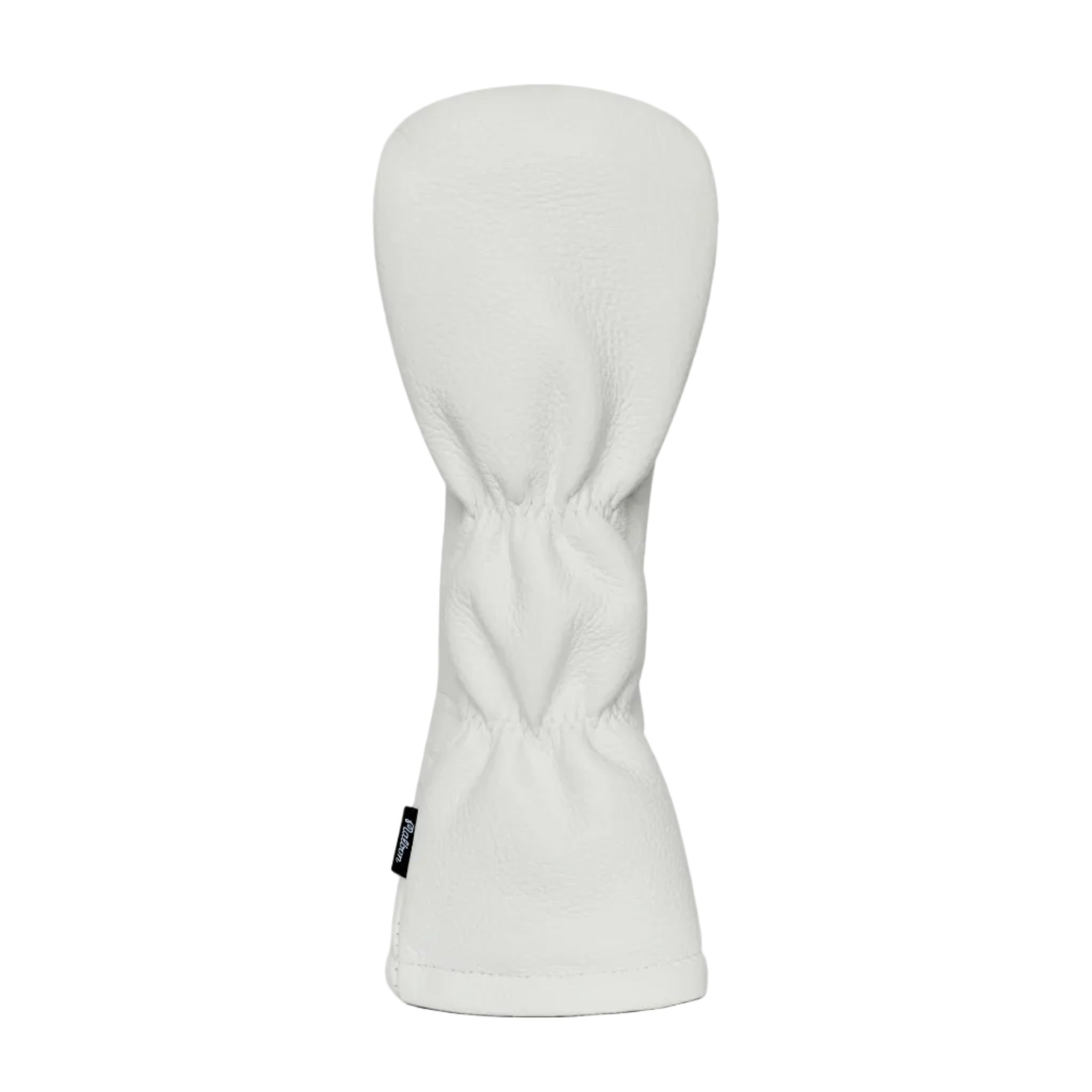 White hybrid headcover on a white background