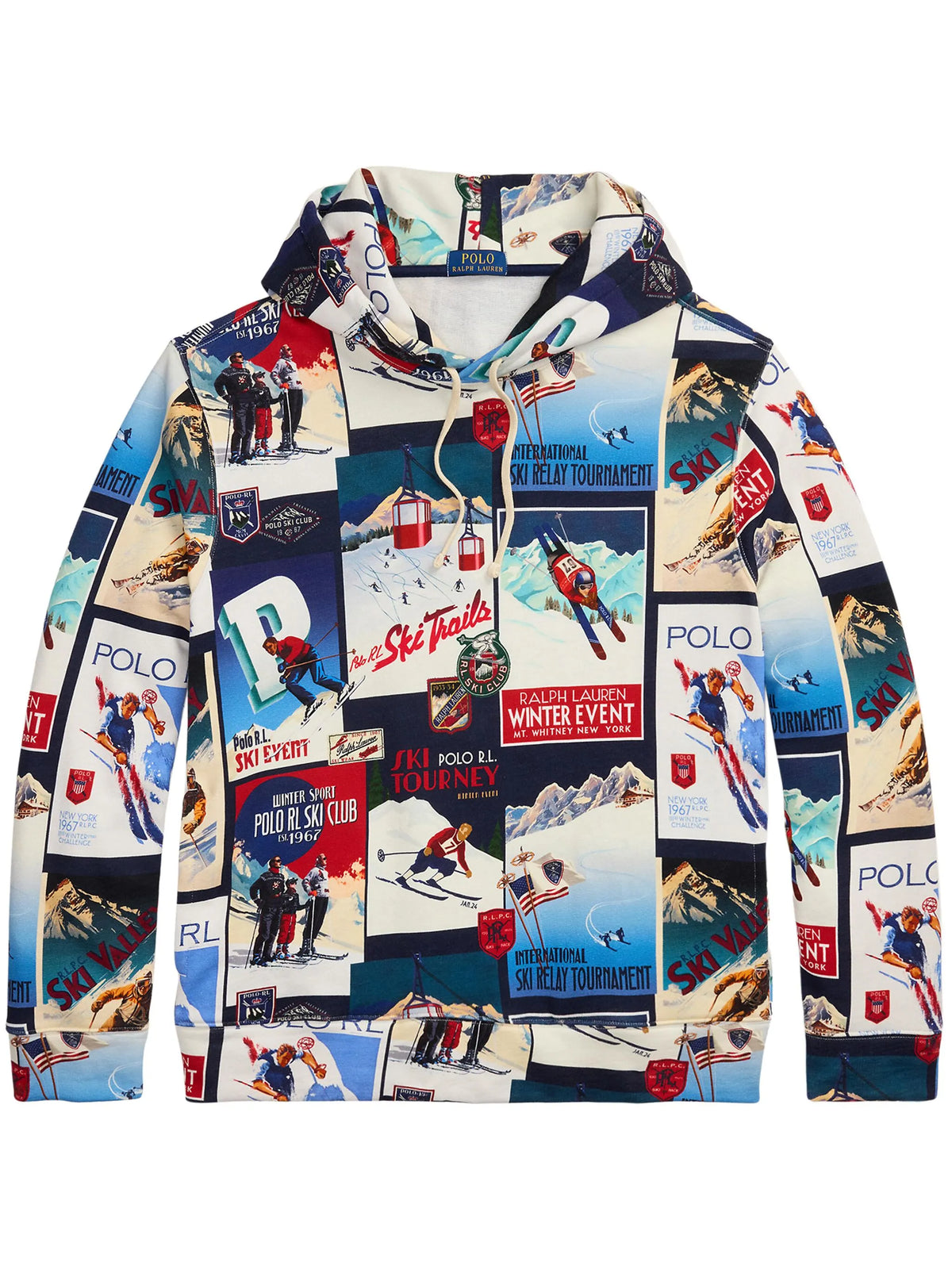 Ski Tourney Print Hoodie Men Sweaters + Sweatshirts POLO RALPH LAUREN