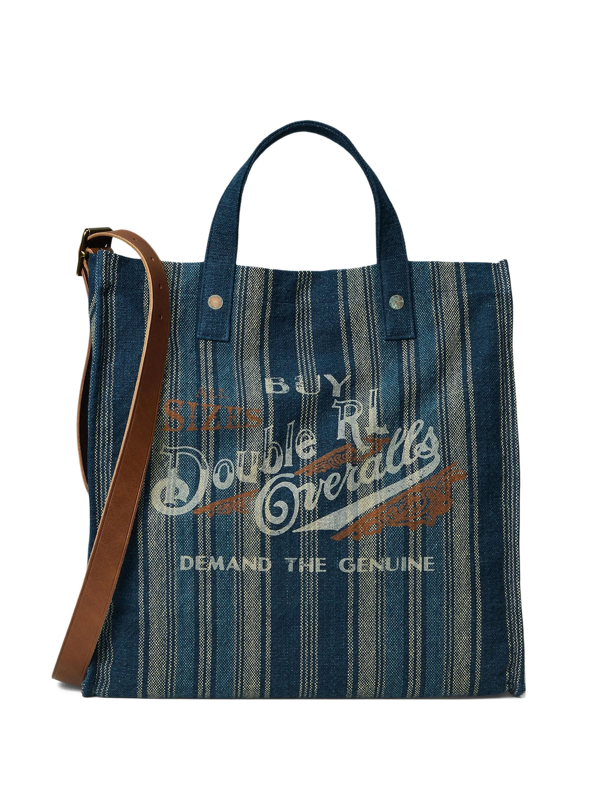 Handwoven Indigo Carpenter Tote Bag Men Bags RRL