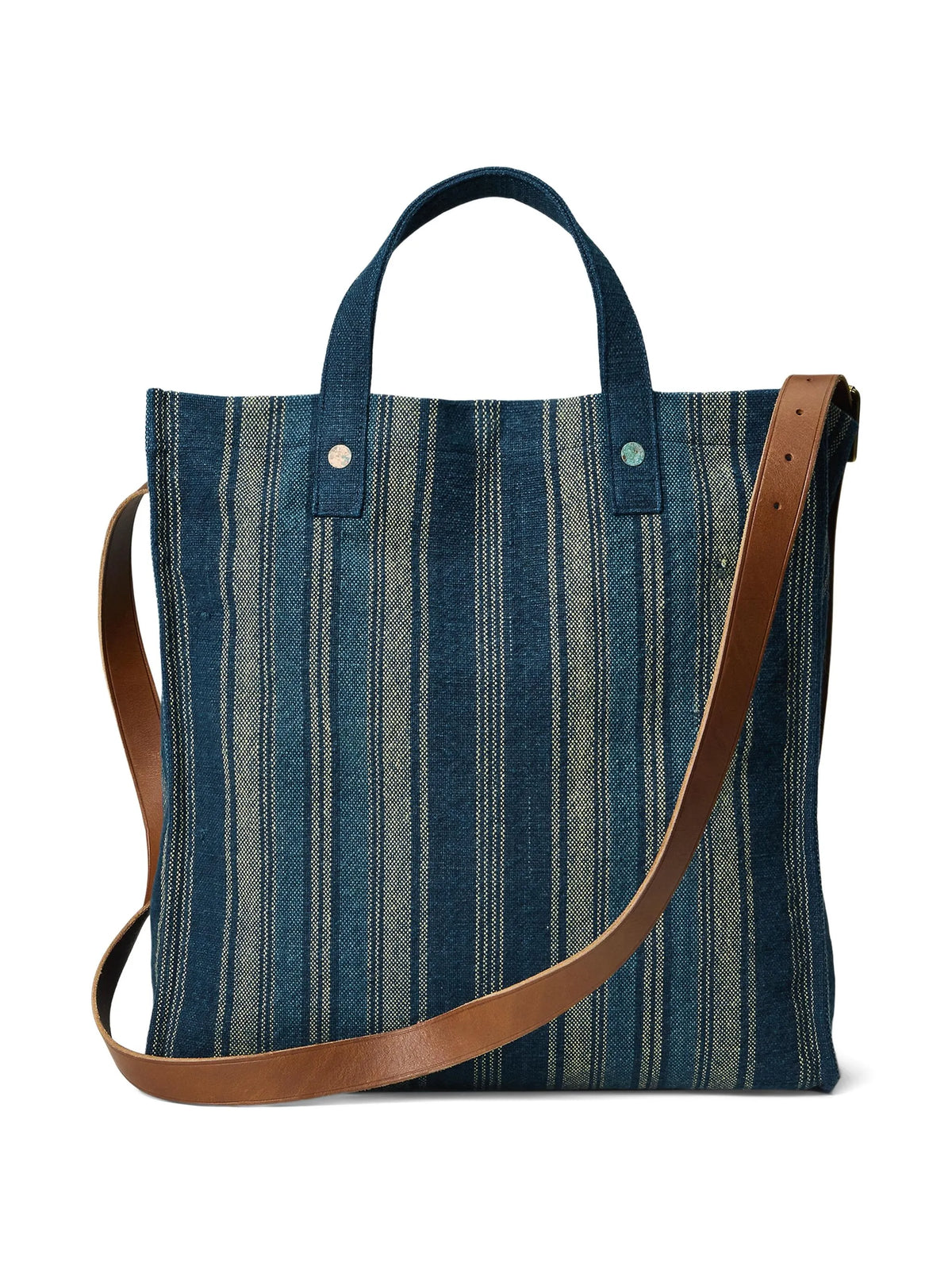 Handwoven Indigo Carpenter Tote Bag Men Bags RRL