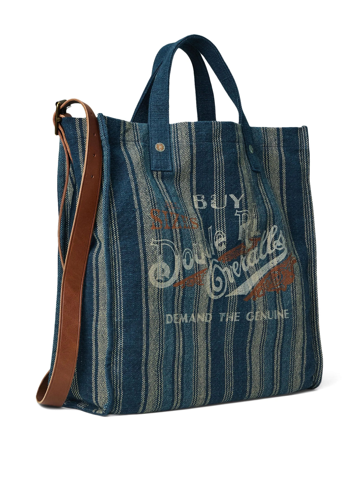 Handwoven Indigo Carpenter Tote Bag Men Bags RRL