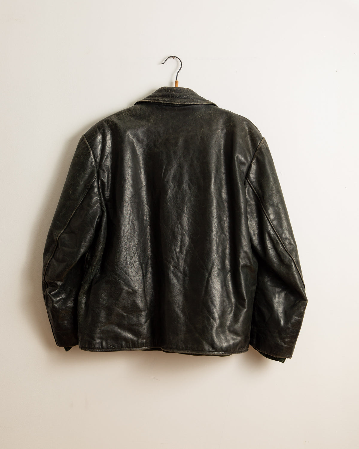 Vintage Leather Motorcycle Jacket Men Coats + Jackets AMERICAN RAG VINTAGE
