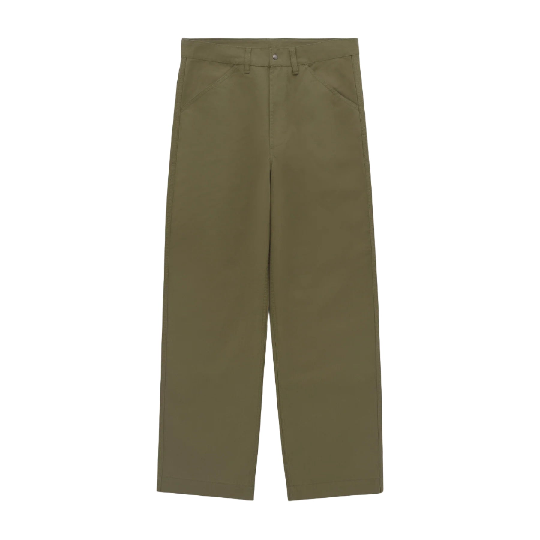 Green pants on a white background