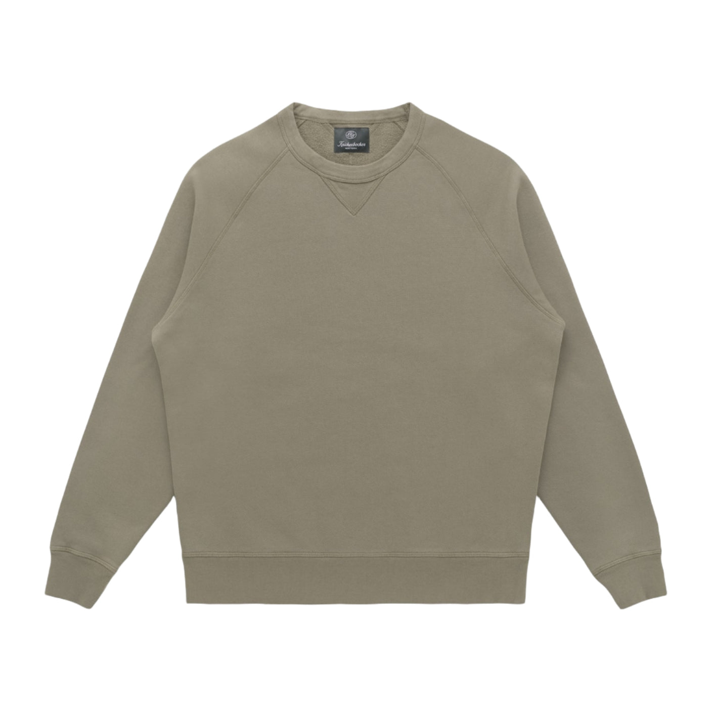Khaki sweatshirt on a white background