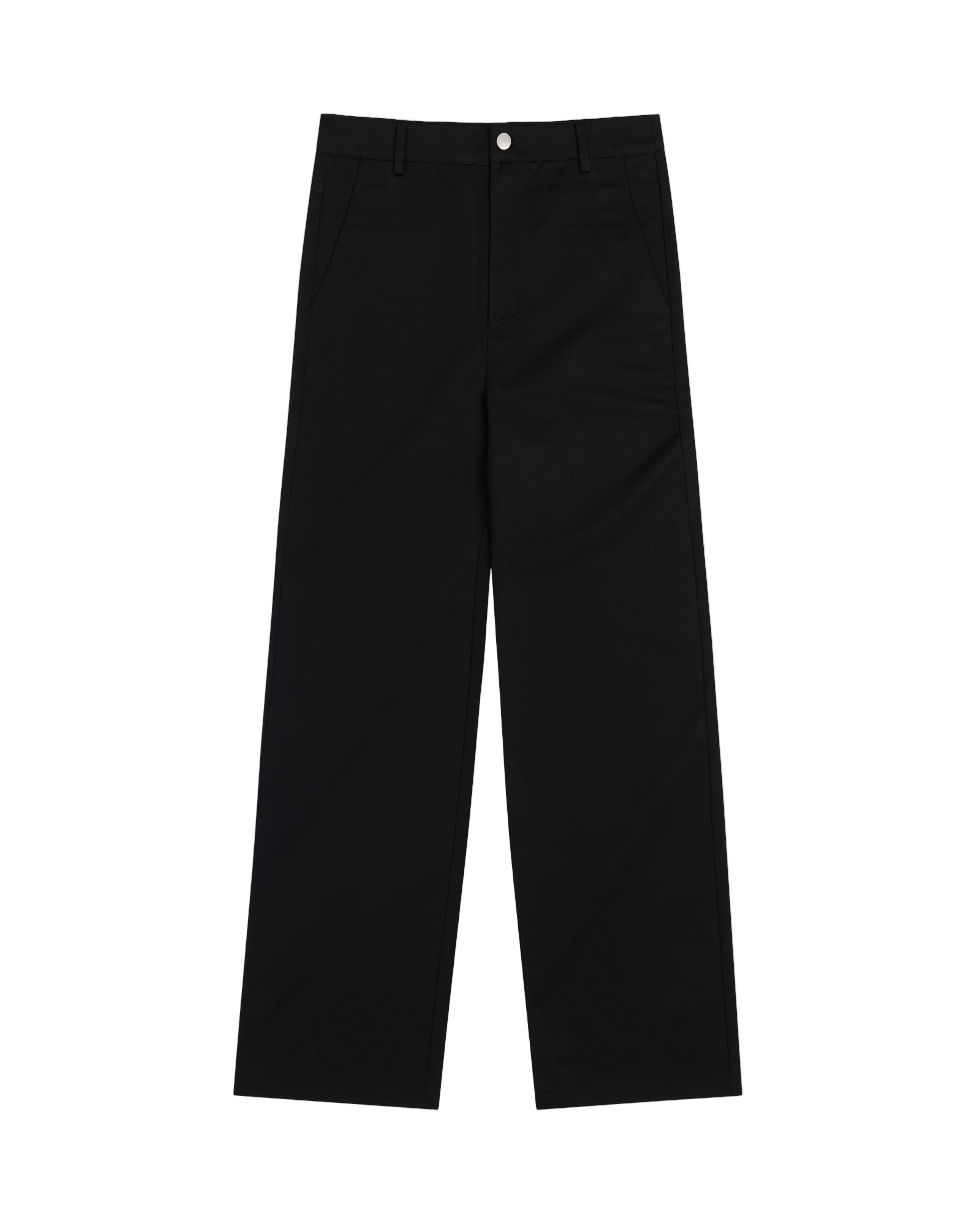 Black pants on a white background