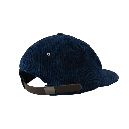 Navy baseball cap on a white background