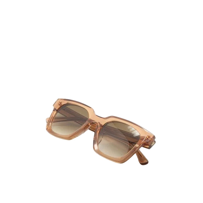 Brown sunglasses on a white background