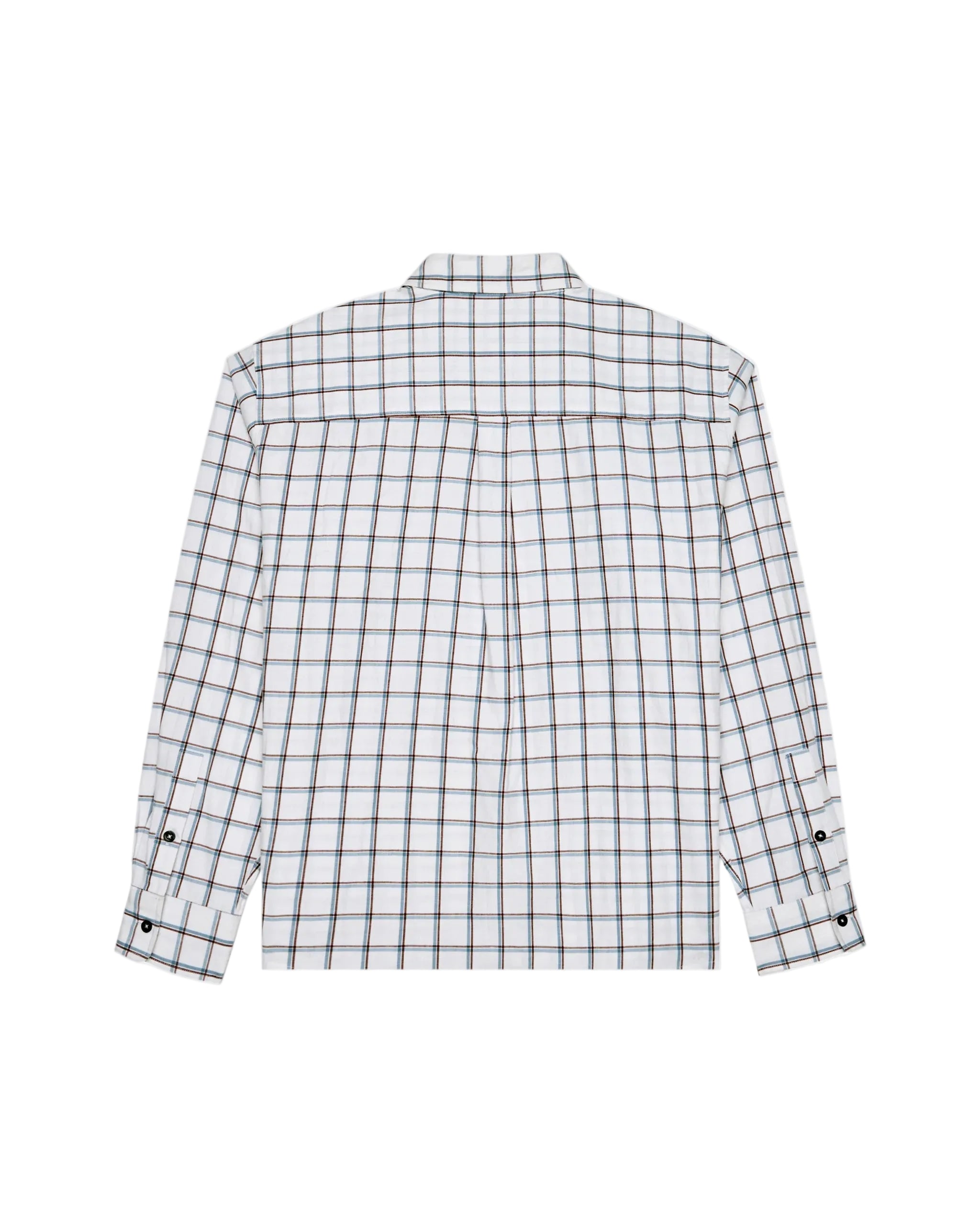 Checkered shirt on a white background