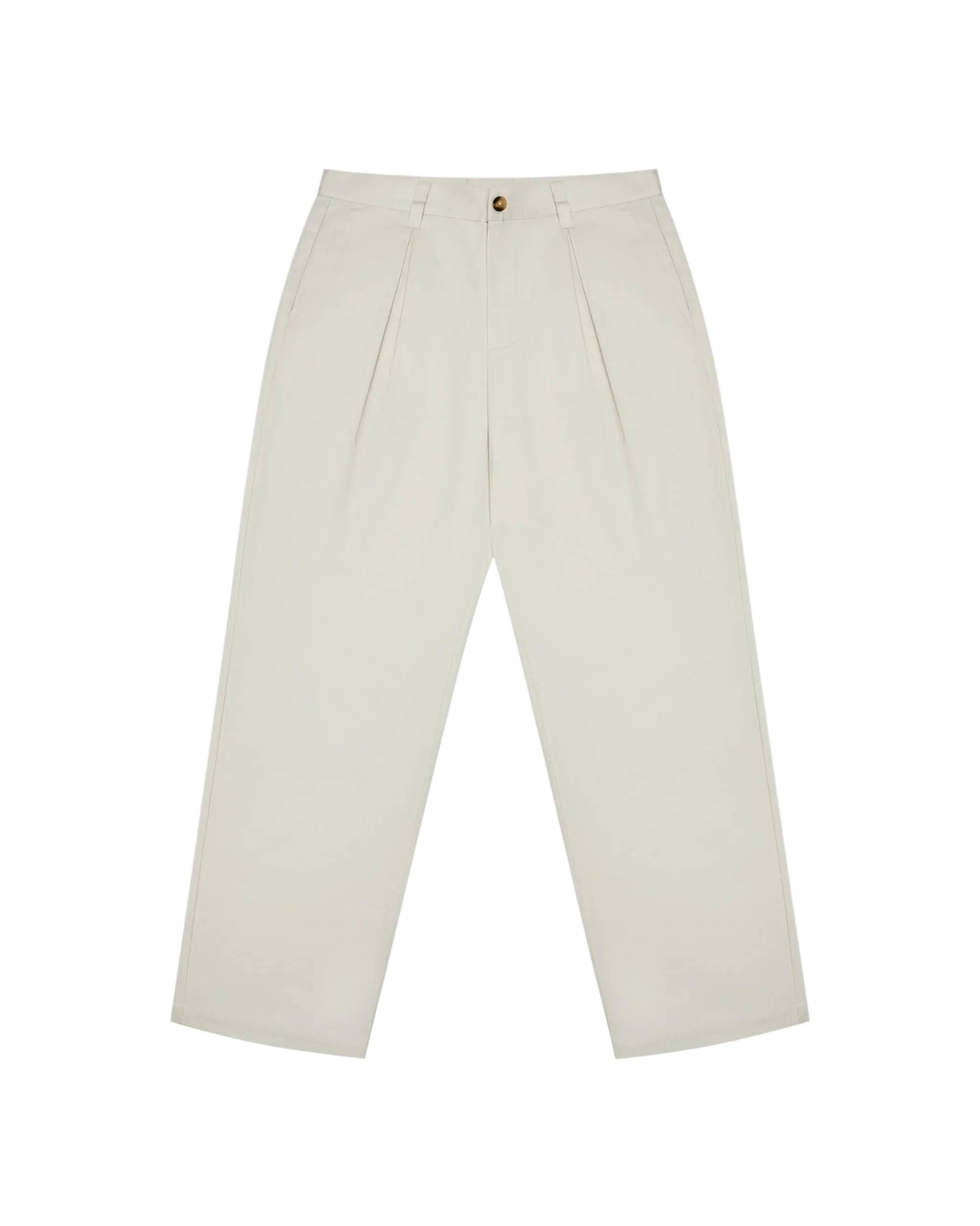 Beige pants on a white background