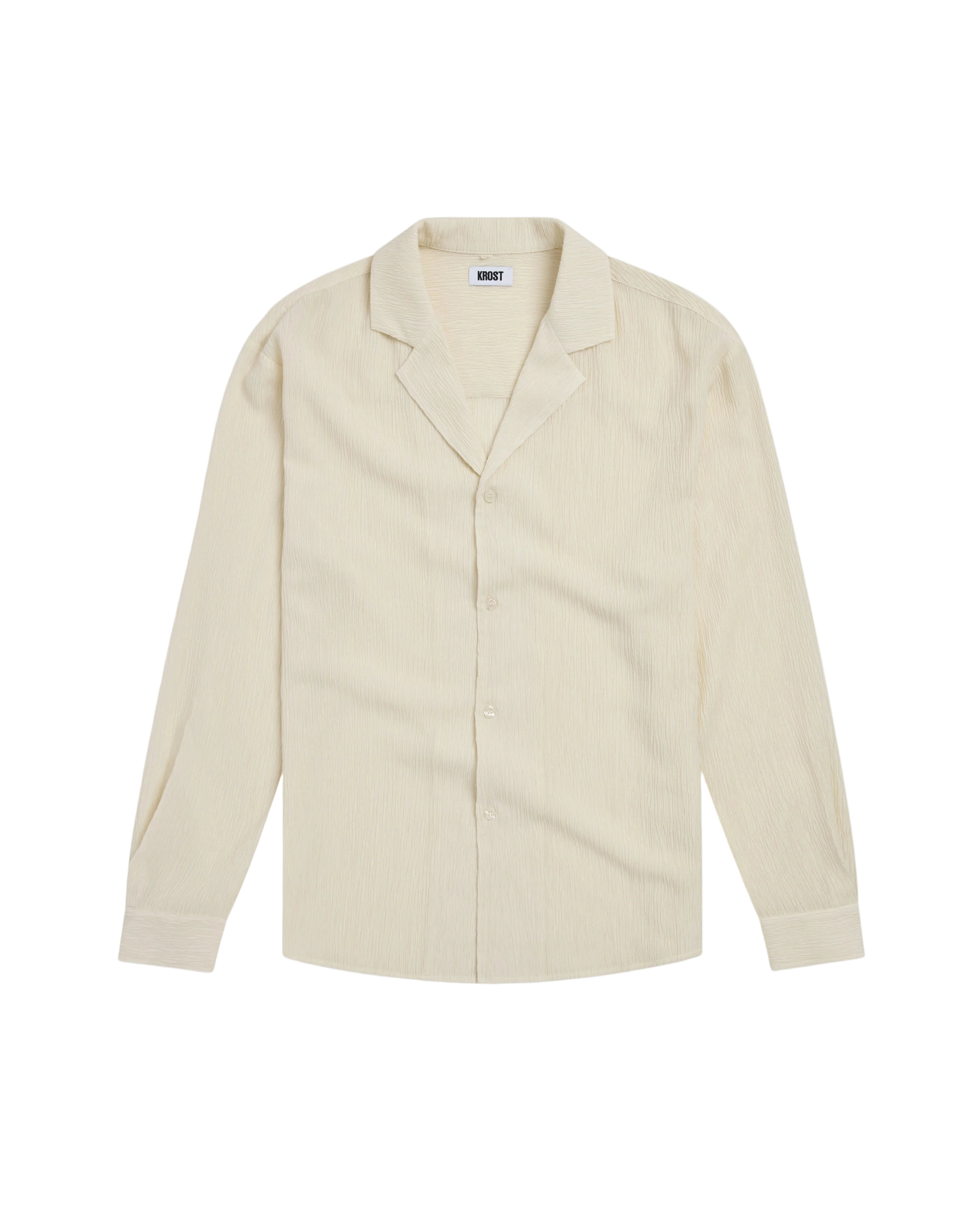 Beige shirt on a white background