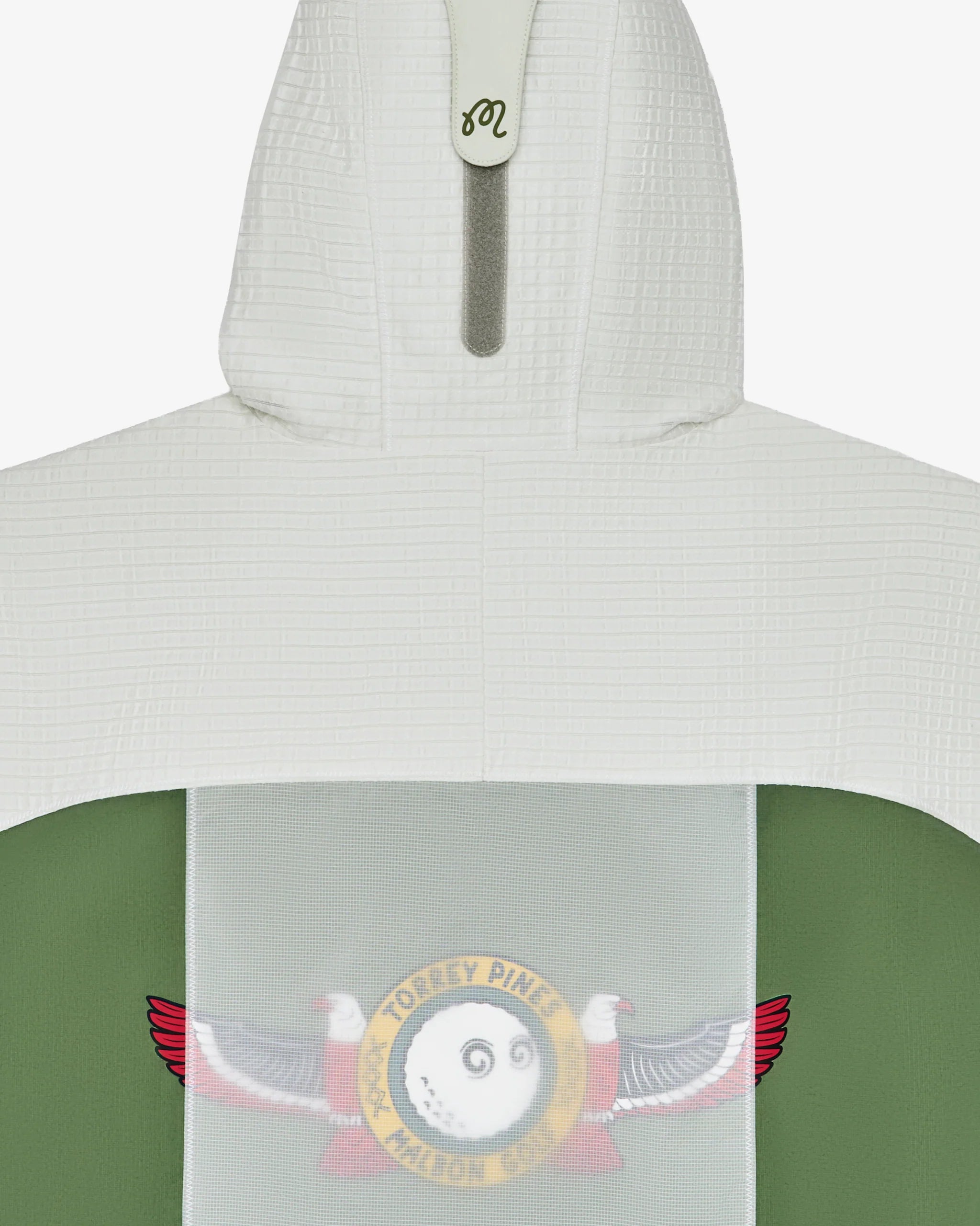 Torrey Pines Rain Jacket in Moss by Malbon Golf – side view