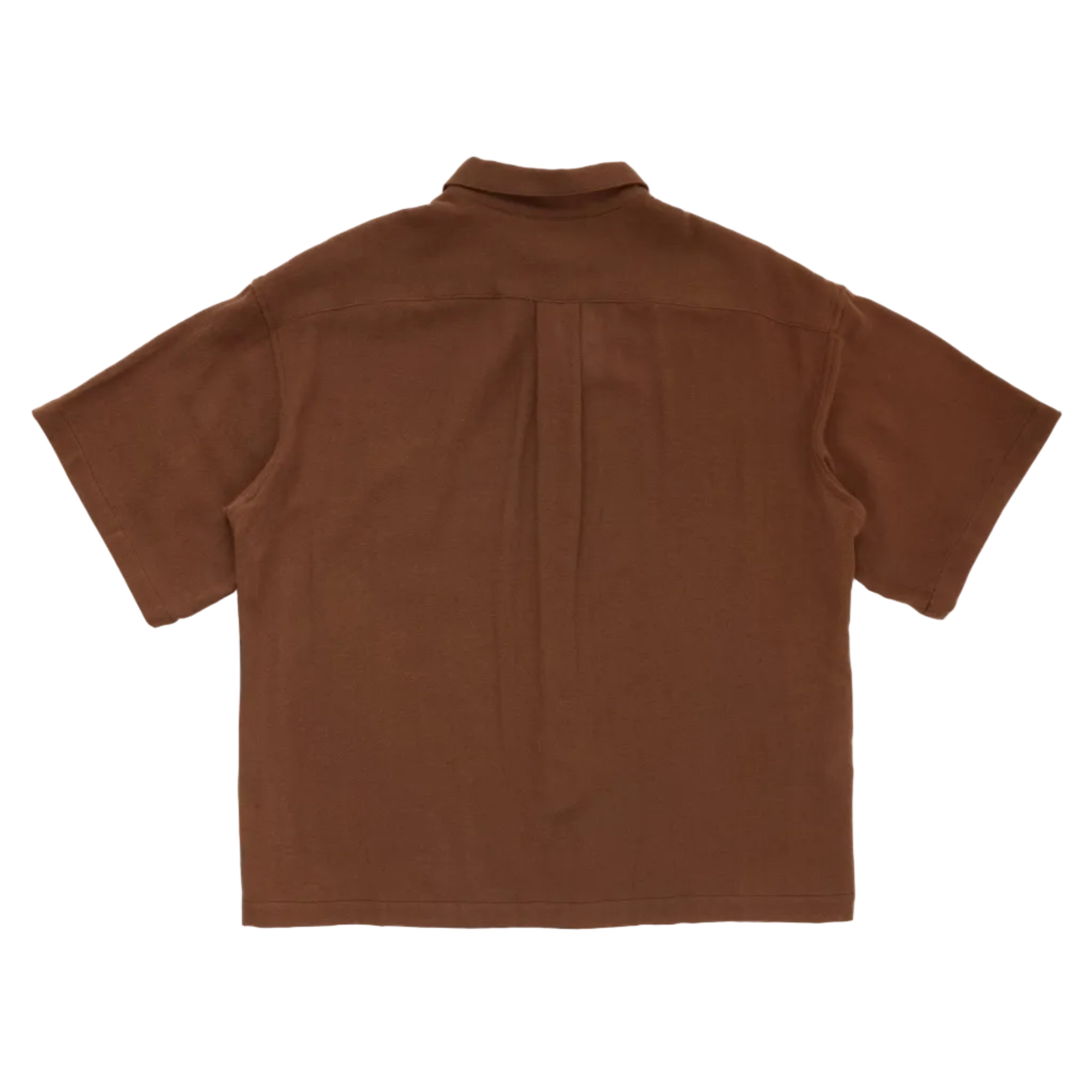 Brown shirt on a white background