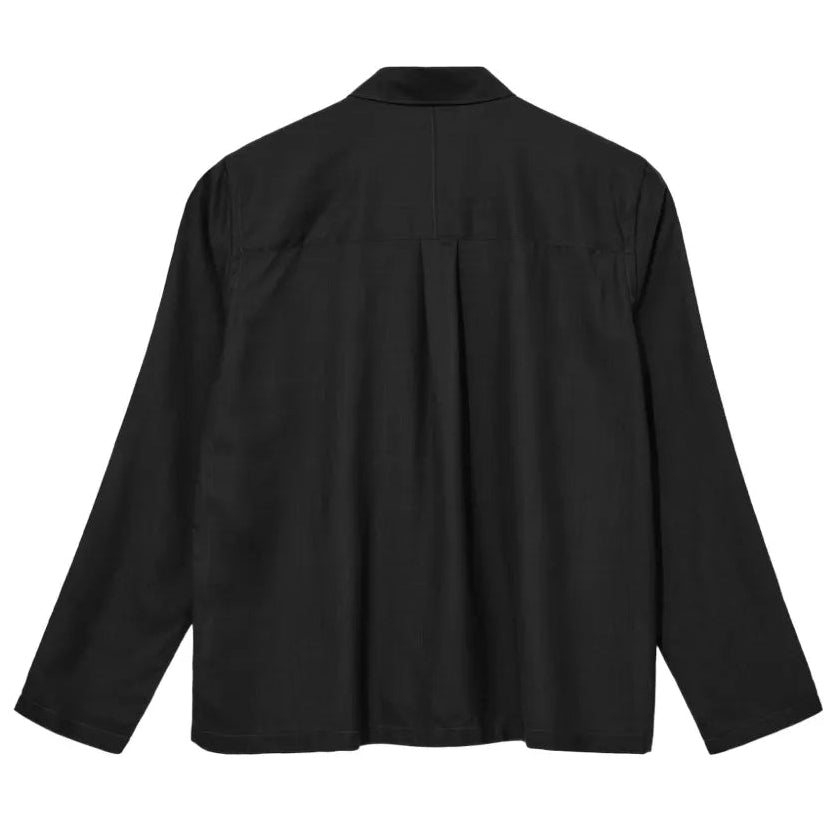 Black shirt on a white background