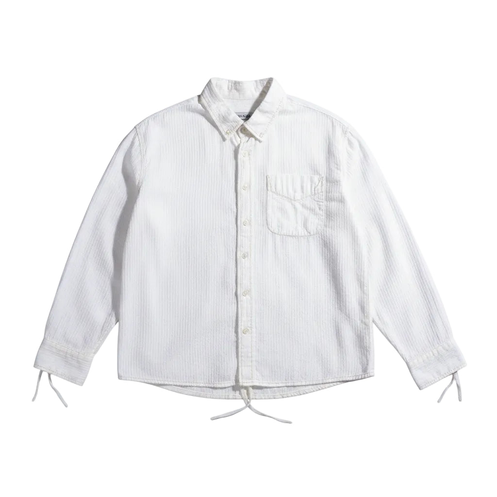 White shirt on a white background